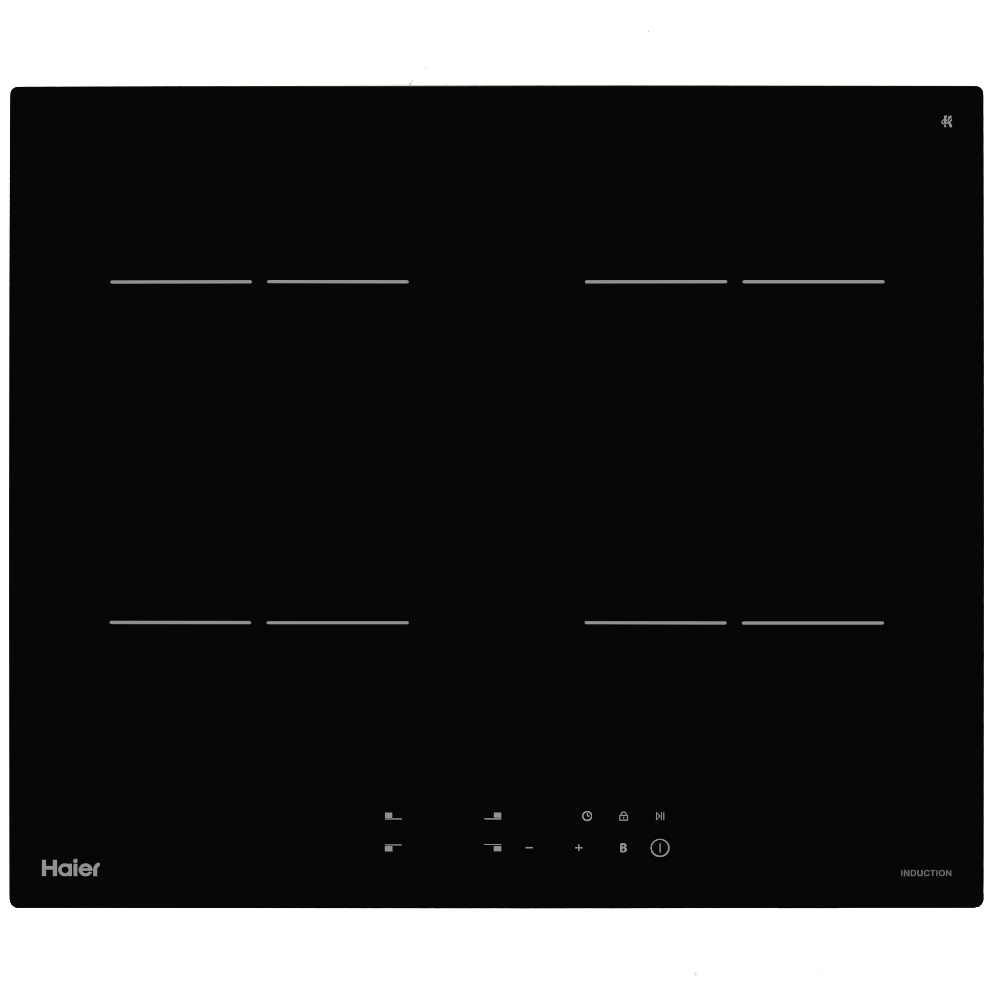 Изображение товара Электрическая варочная панель Haier HHY-Y64PVB 59 см 4 конфорки цвет черный