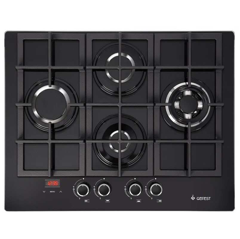 Изображение товара Газовая варочная панель Gefest ПВГ 2231-02 Р3 67 см 4 конфорки черный цвет