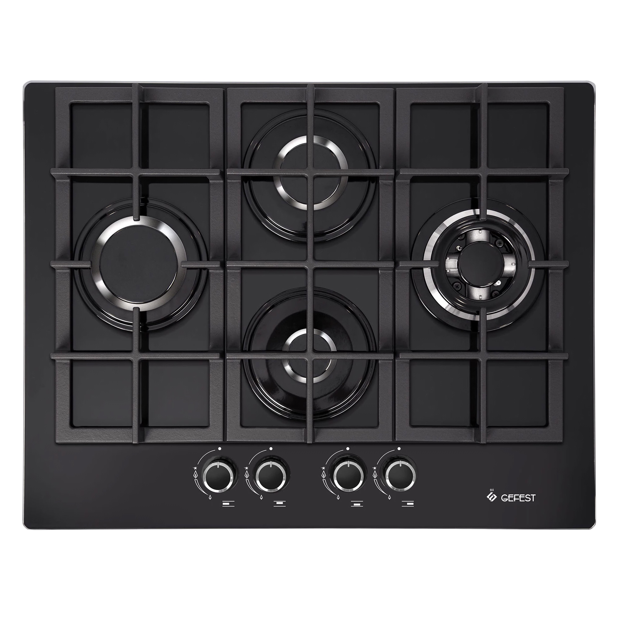 Изображение товара Газовая варочная панель Gefest ПВГ 2231-04 Р3 67 см 4 конфорки черная
