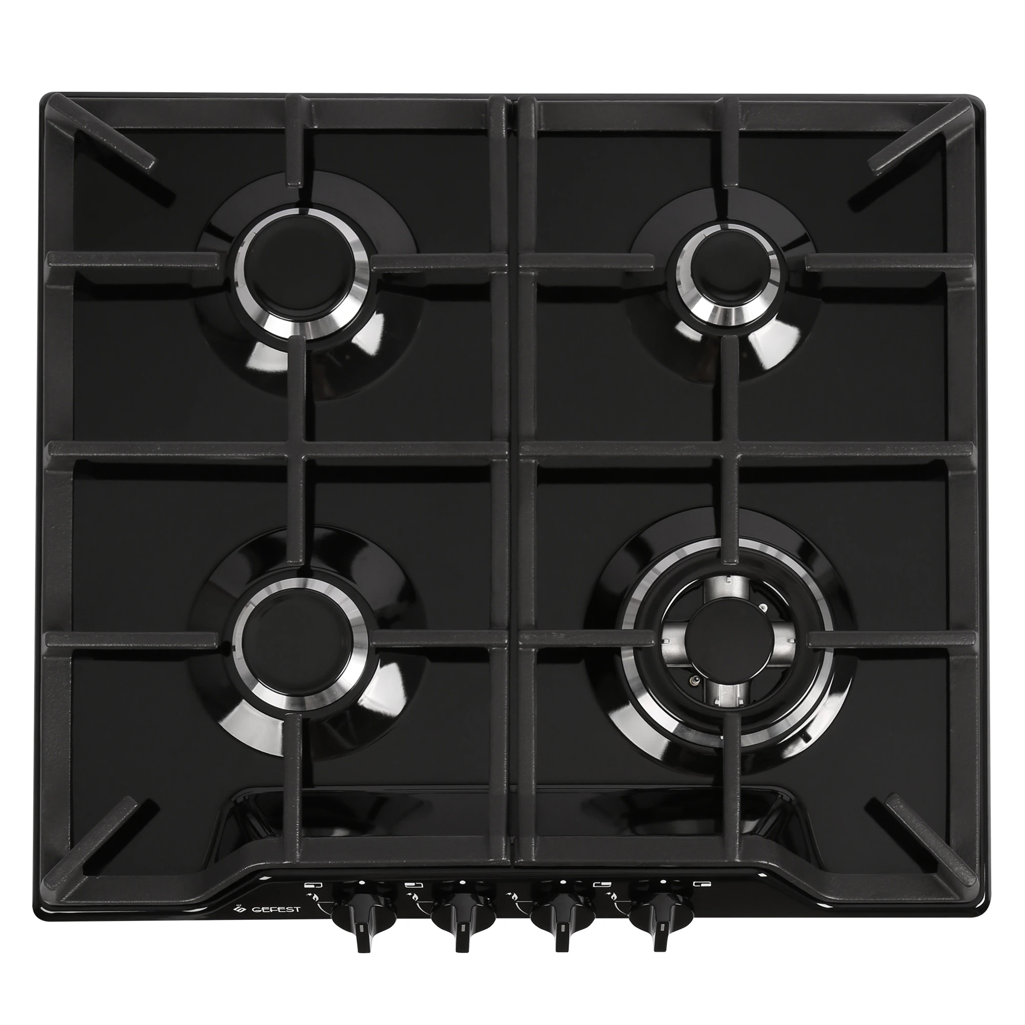 Изображение товара Газовая варочная панель Gefest ПВГ 1212-02 К3 4 конфорки черный