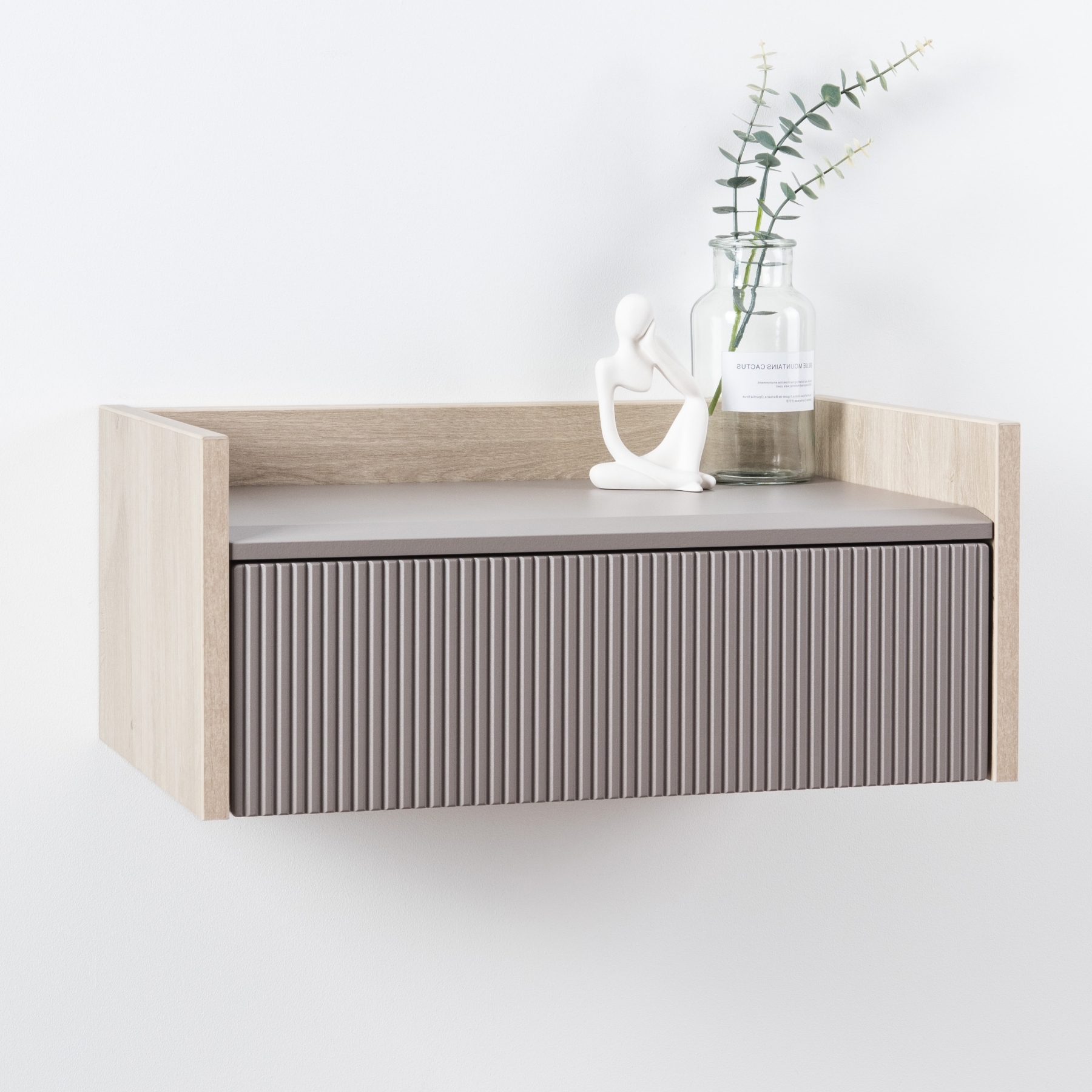 Изображение товара Тумба прикроватная Egregor Наоми 50x21.5x30 см с ящиком стиль минимализм