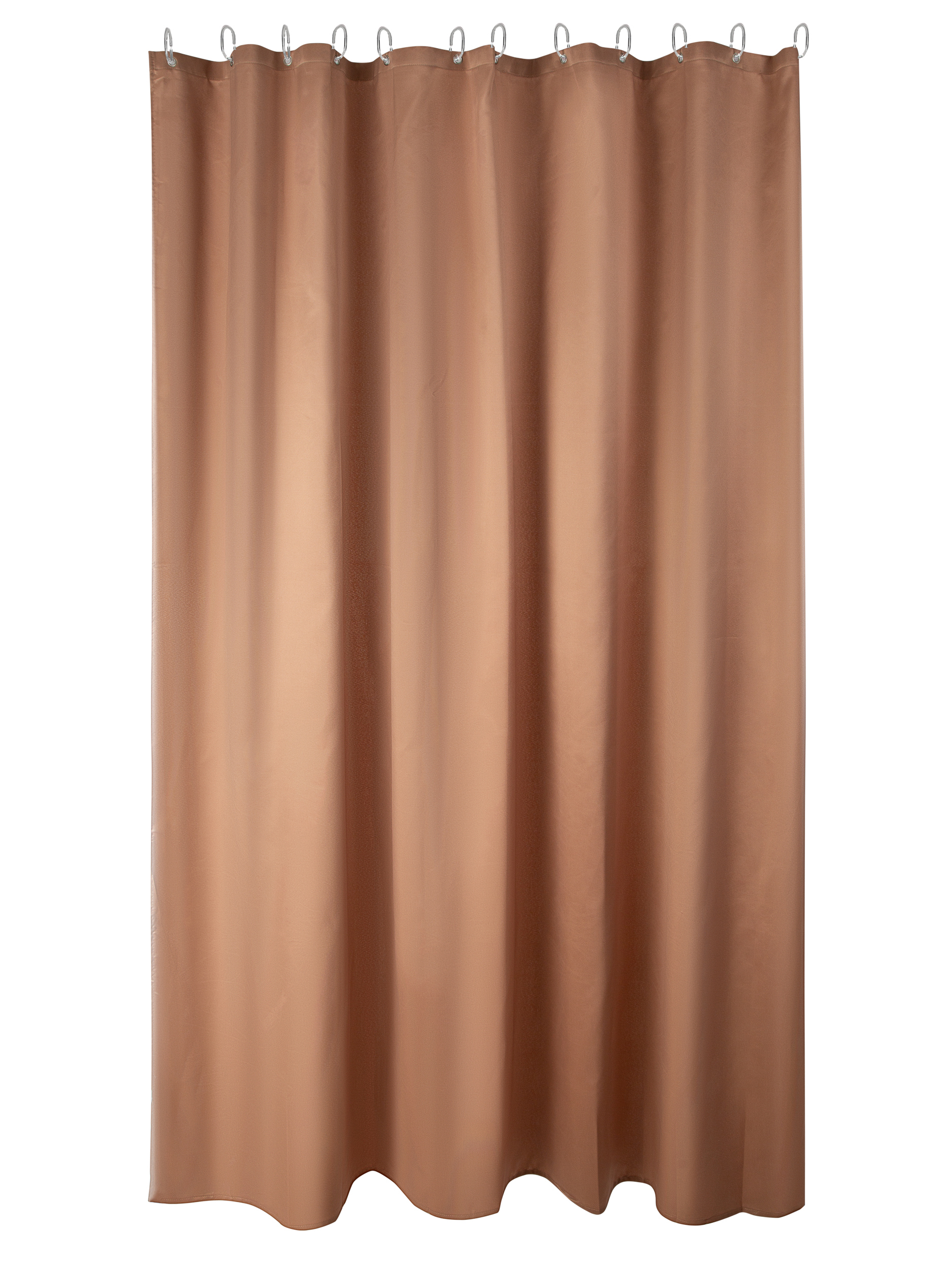 Изображение товара Штора для ванной комнаты ЕвроГарант 180x200см бежевый водонепроницаемая ткань комплект люверс