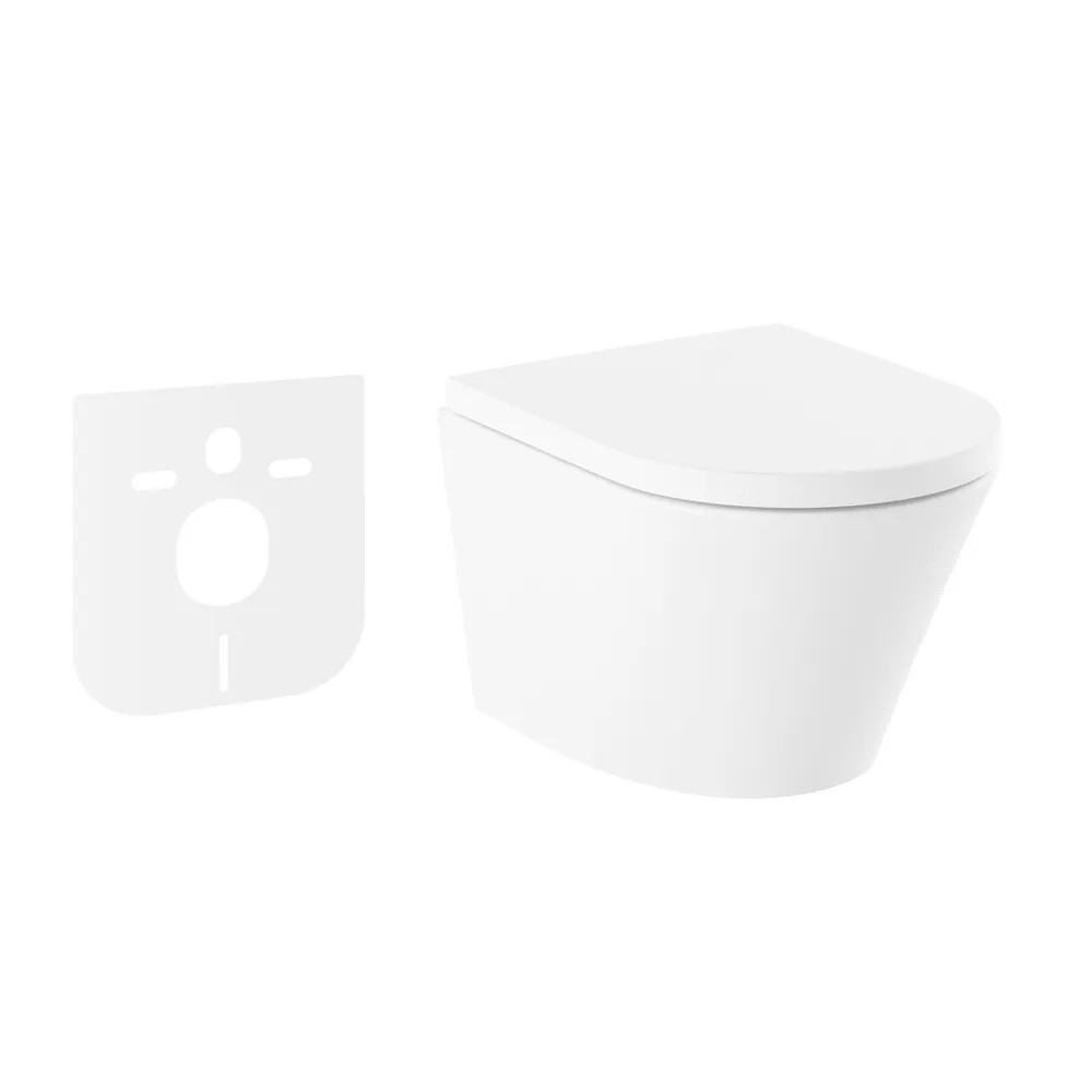 Изображение товара Подвесной унитаз Lavinia boho Biore Rimless безободковый антивсплеск 10лет гарантия