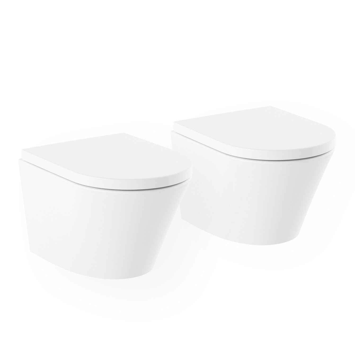 Изображение товара Подвесной унитаз Lavinia Boho Biore Compacto безободковый Rimless компактная модель 2 шт