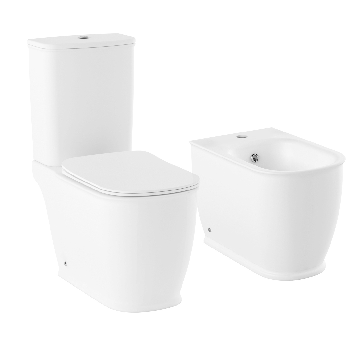 Изображение товара Унитаз напольный Lavinia Boho Bell Pro 21030001 быстросъемное сиденье микролифт, напольное биде