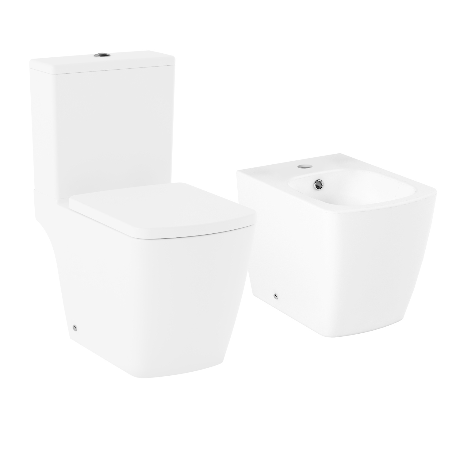 Изображение товара Напольный унитаз Lavinia Boho Aveo Compacto Rimless 21030005 безободковый с системой Geberit