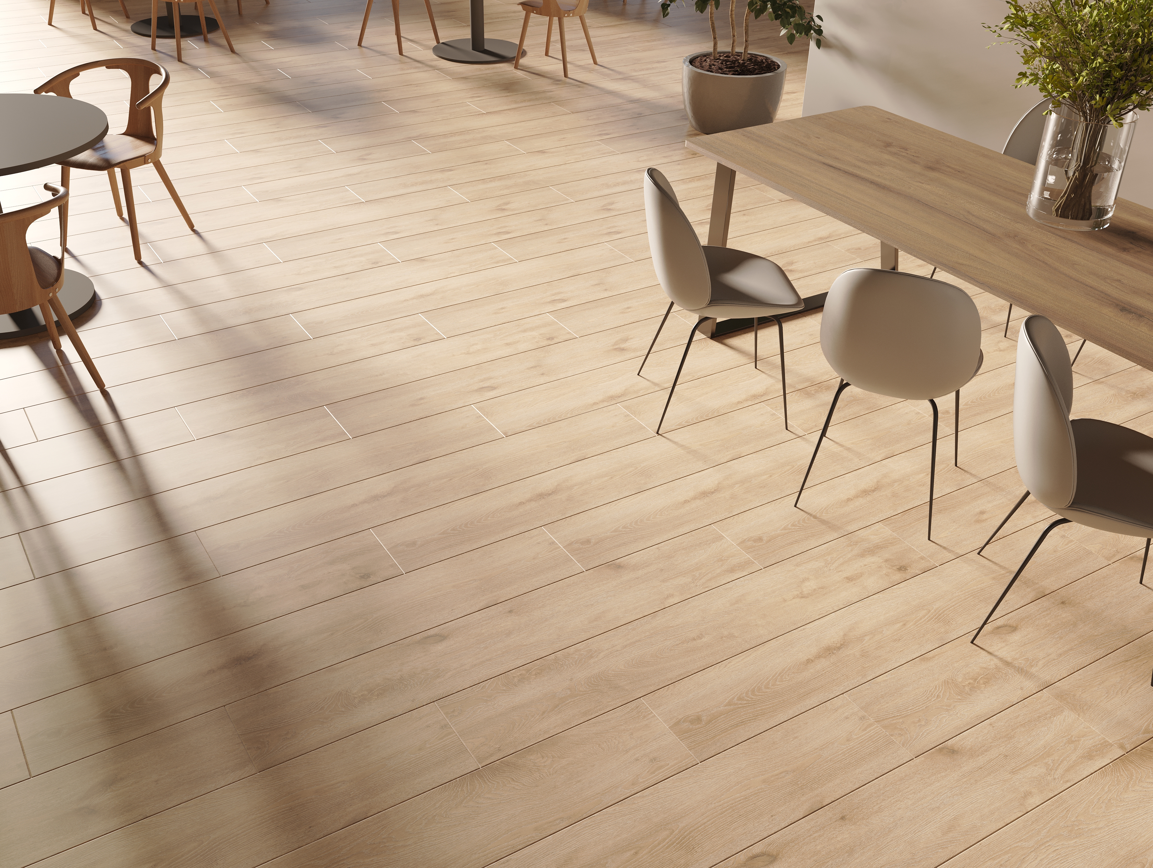 Изображение товара Керамогранит Kerald Dreaftwood Maple светлая матовая 20x120 см для пола и стен