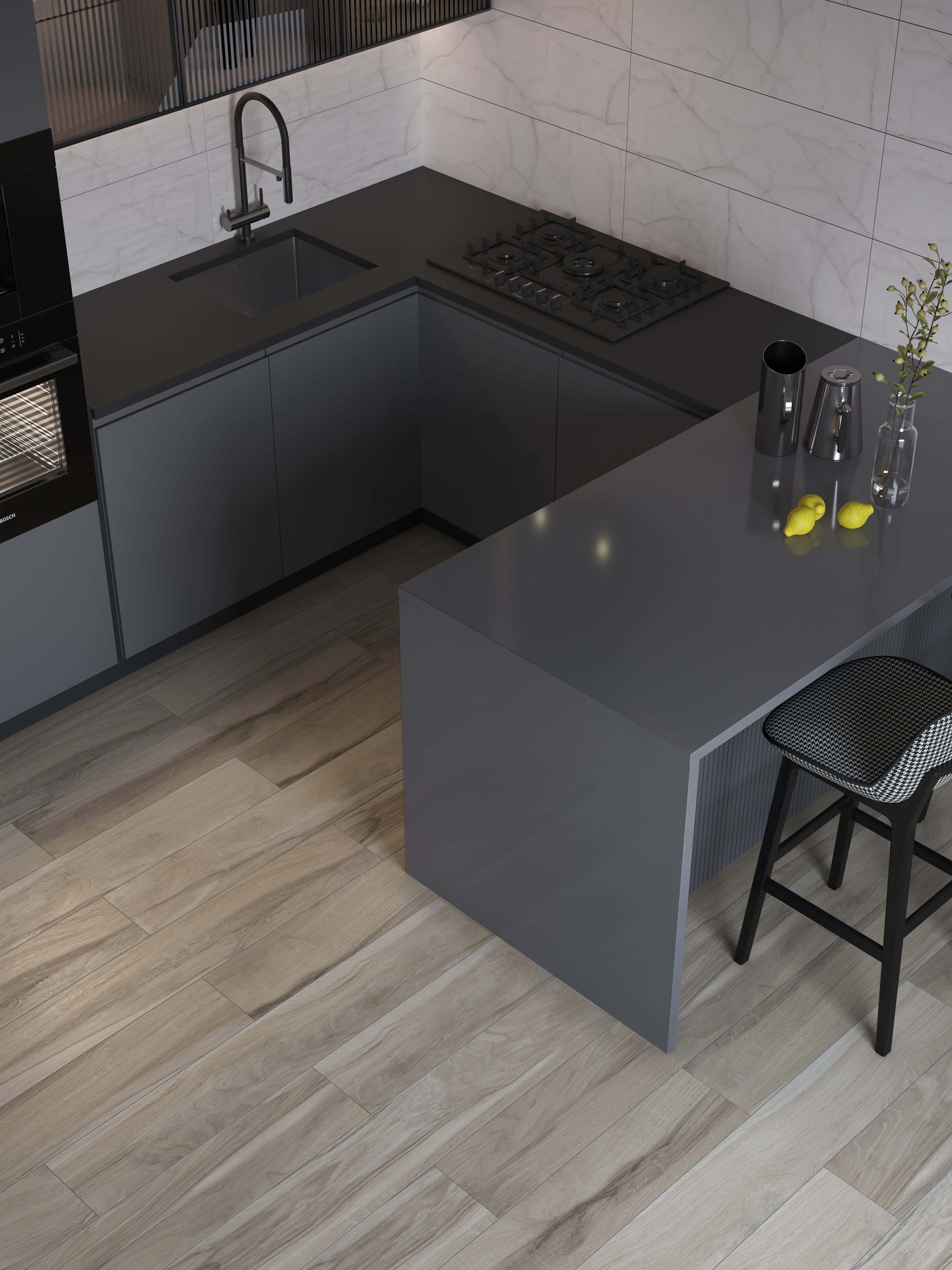 Изображение товара Керамогранит Qua Manoir Oak 7мм matt 20x119.5 см светло-коричневый