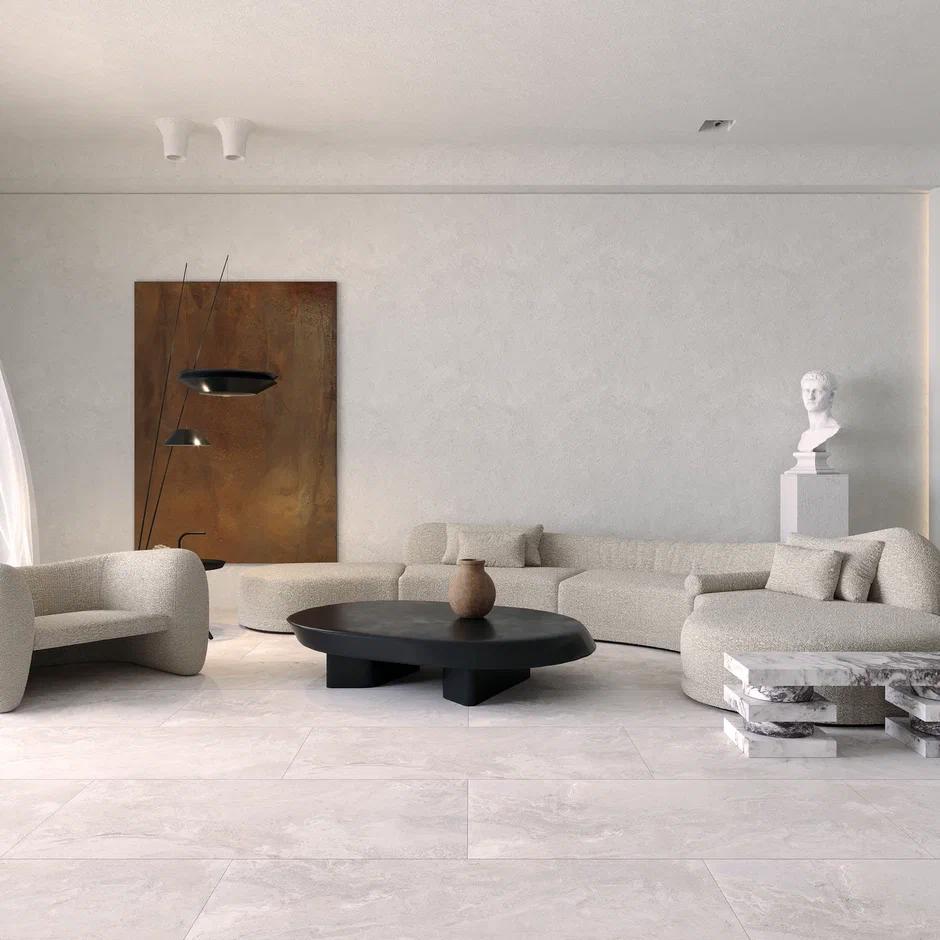 Изображение товара Керамогранит Qua Dreamy Grey 7мм matt 60-120 59.5x119.5см цвет серый