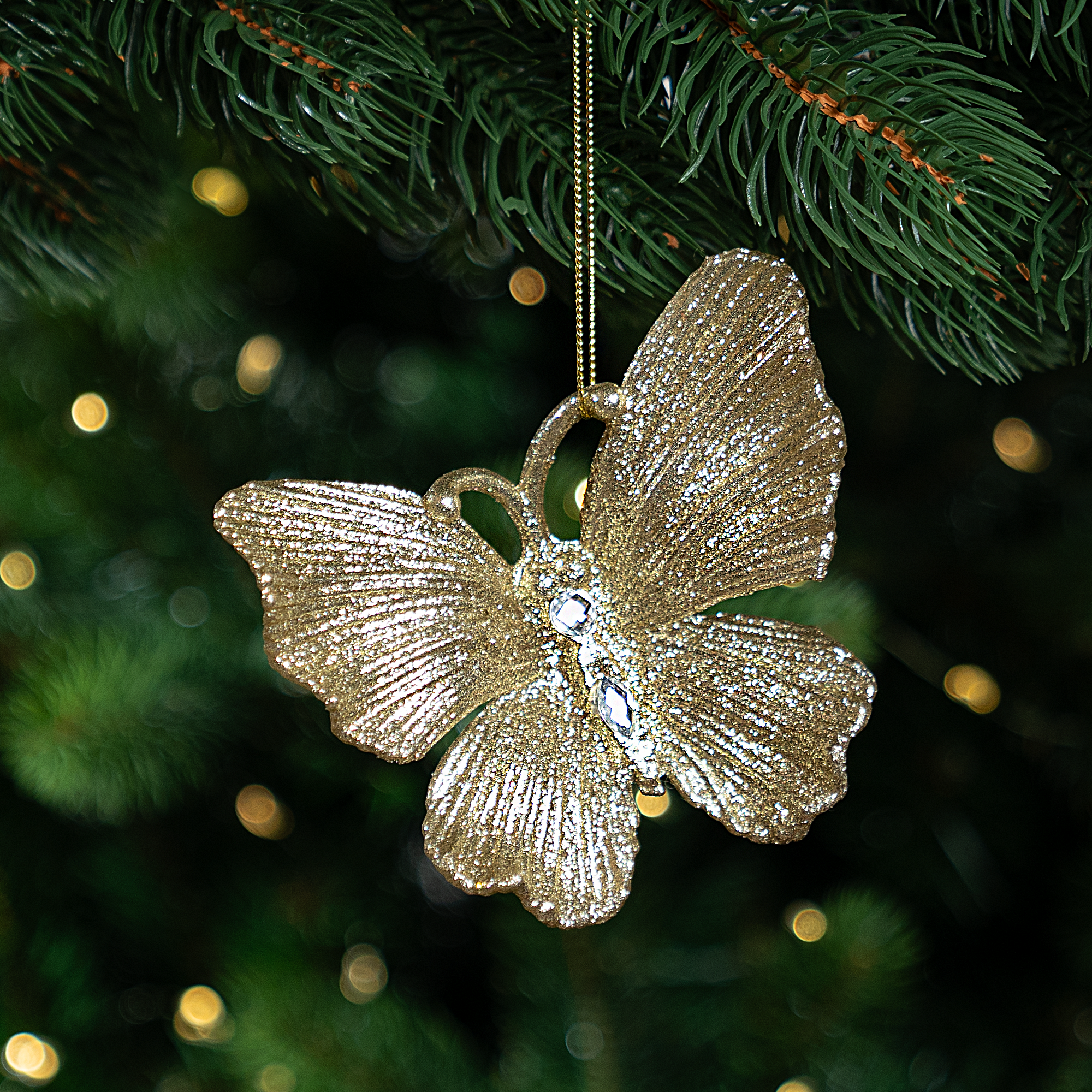 Изображение товара Украшение декоративное KREAFORTA Бабочка 10 см золото