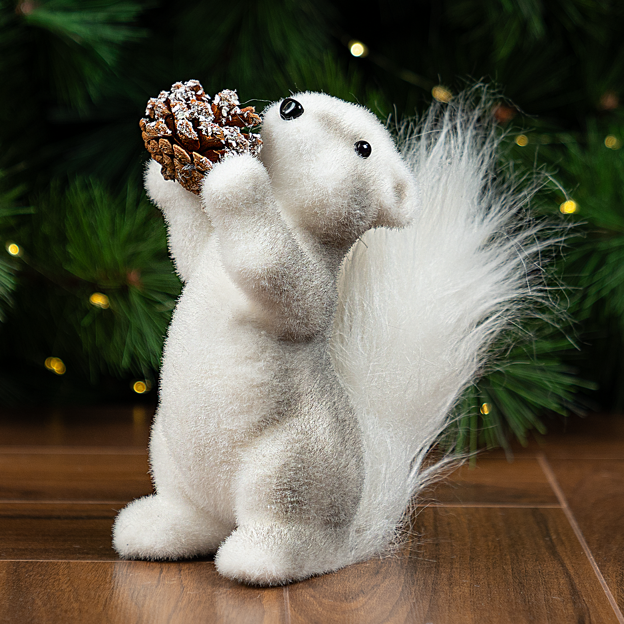 Изображение товара Фигура декоративная KREAFORTA Белка 20 см белый