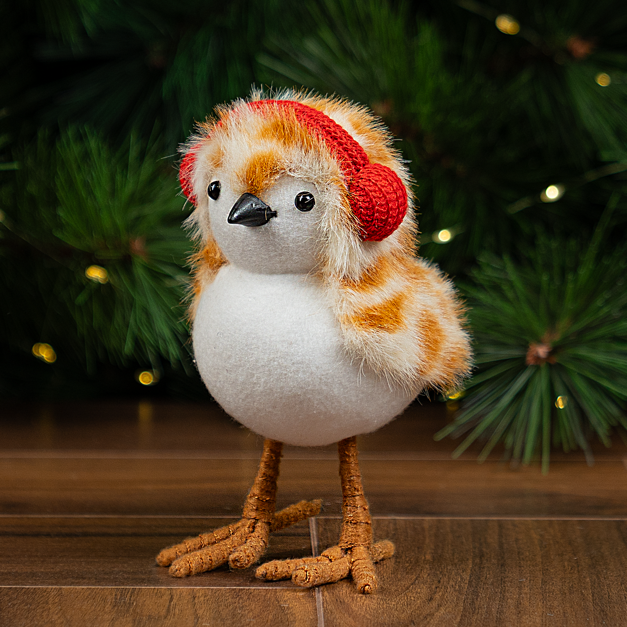 Изображение товара Декоративная новогодняя фигурка Снегирь 18 см KREAFORTA