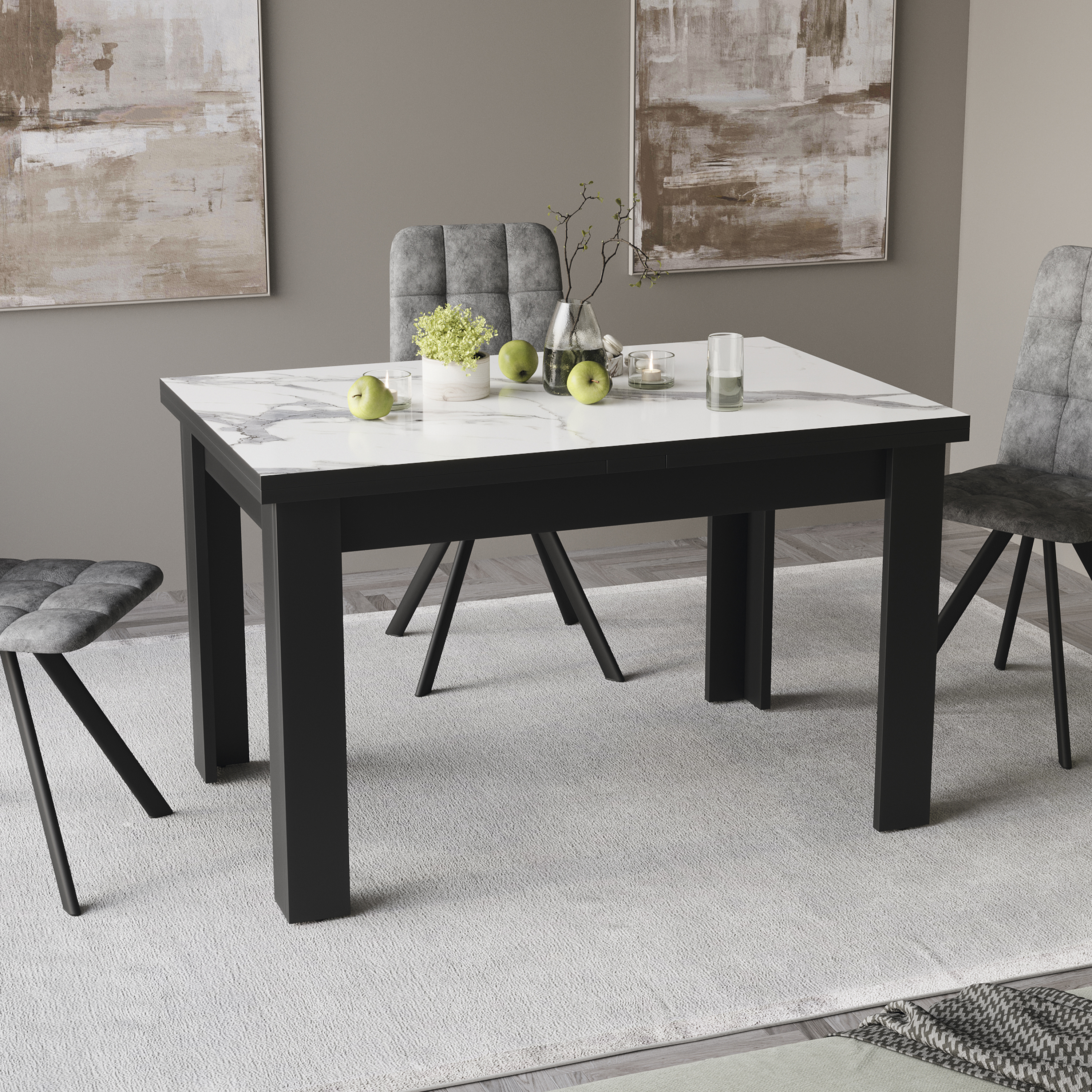 Изображение товара Кухонный раздвижной стол Трия Хьюстон 79x79 в современном стиле