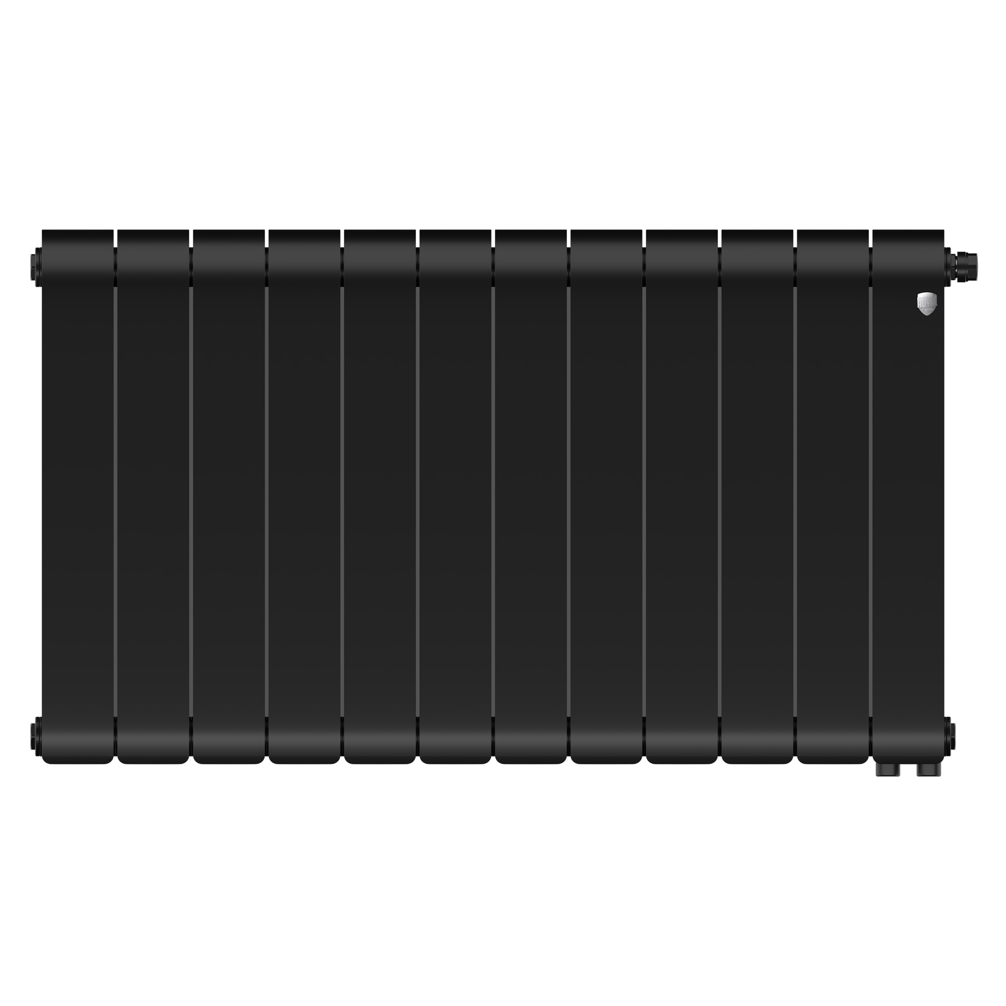 Изображение товара Радиатор секционный Royal Thermo Infinity NS VR80 черный 12 секций 500 мм