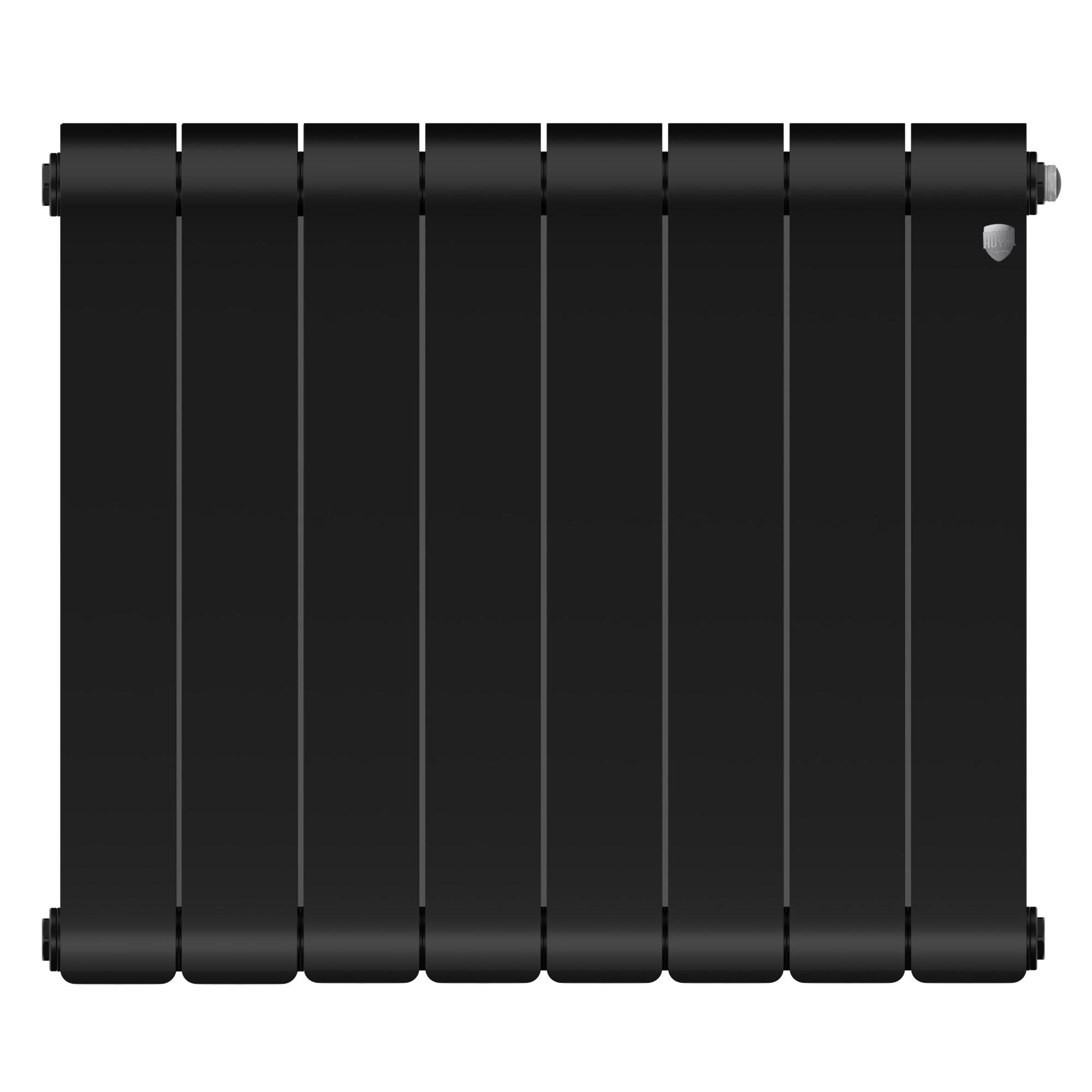 Изображение товара Радиатор секционный Royal Thermo Infinity NS 500/90 8 секций боковое подключение черный