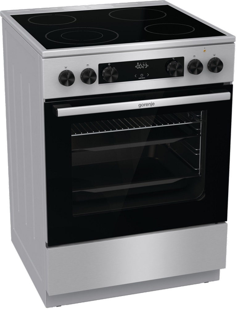 Изображение товара Электрическая плита с духовкой Gorenje GECS6C70XC 60x85x60 см нержавеющая сталь