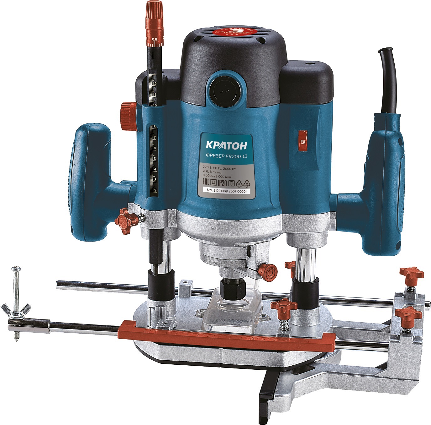 Изображение товара Фрезер сетевой универсальный Кратон Er200-12, 2000 Вт