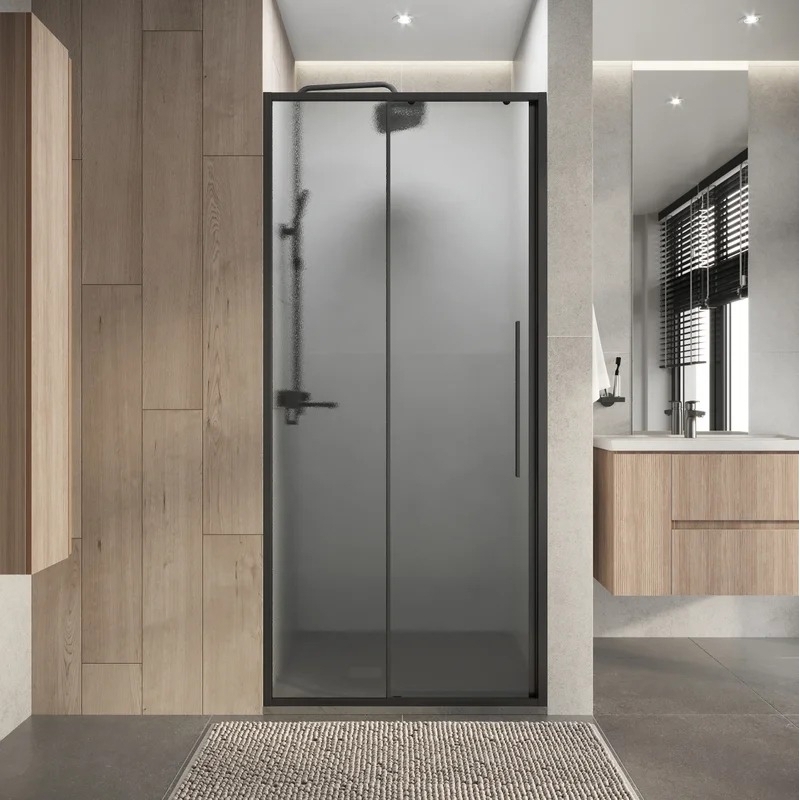 Изображение товара Душевая дверь Niagara Nova NG-34-L9CHGR 90 см в нишу с регулировкой профиль серый