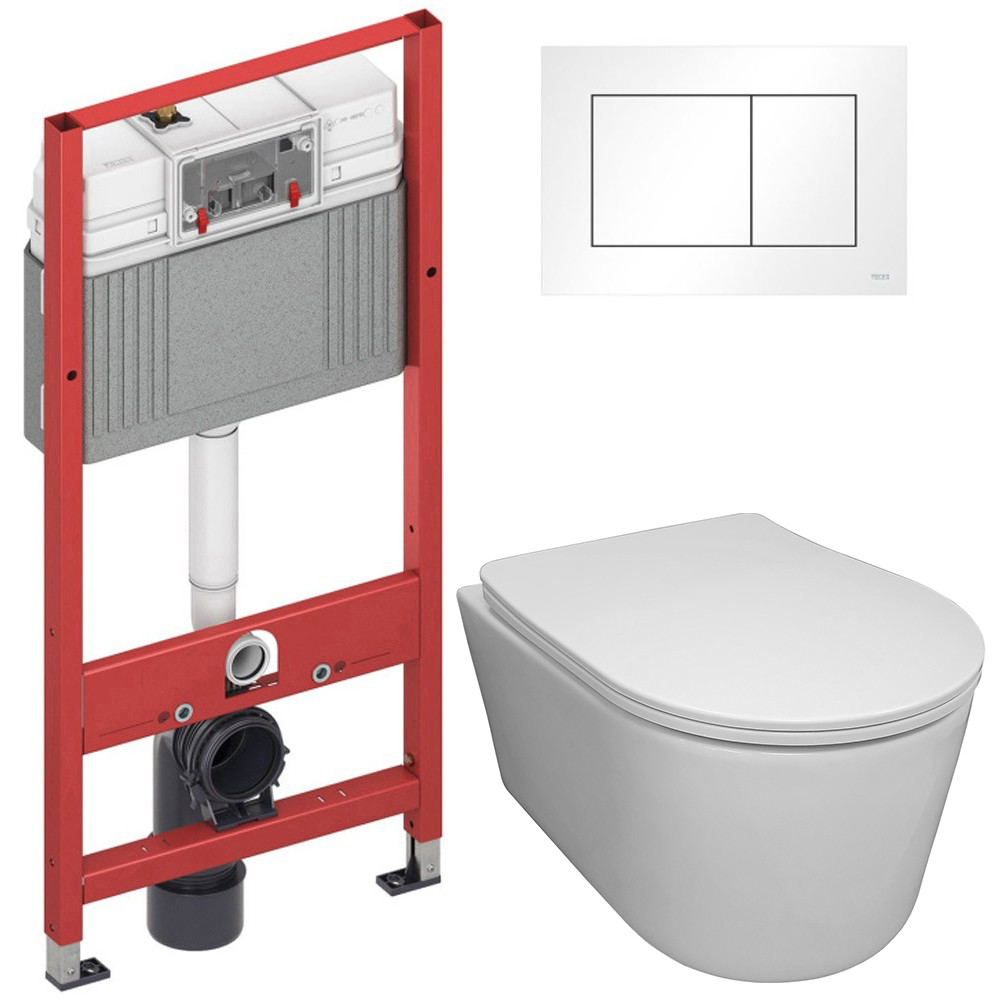 Изображение товара Комплект инсталляция и унитаз Bloomix Ultra MD1204R/UF3 безободковый механический