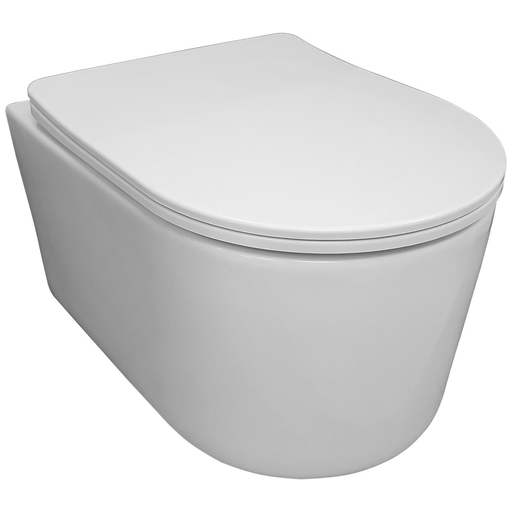 Изображение товара Унитаз подвесной Bloomix Ultra MD1204R/UF3 безободковый белый германия