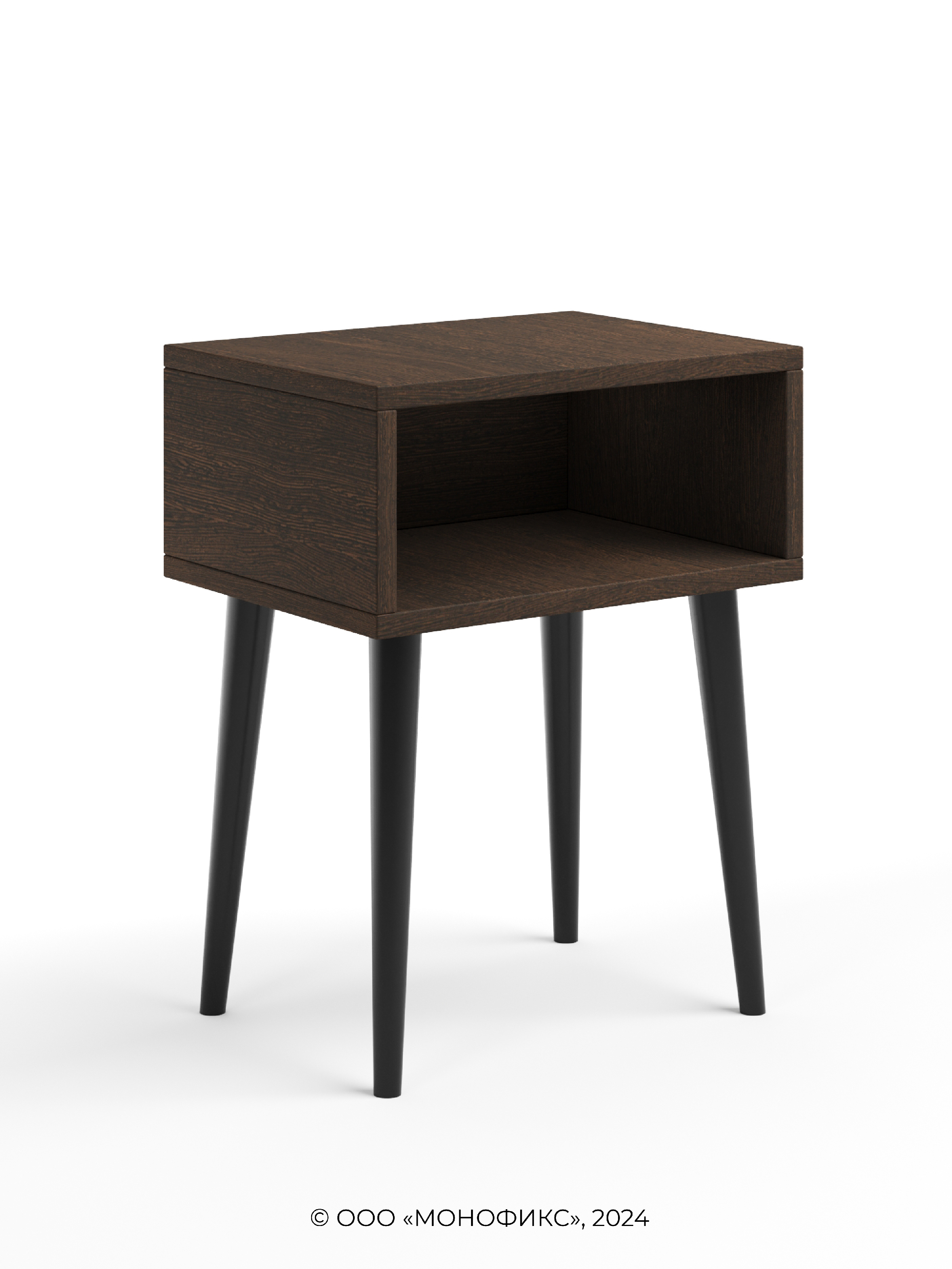 Изображение товара Прикроватная тумба Monofix 40x52x30 см с ящиком и ножками из массива Изображение товара Прикроватная тумба Monofix 40x52x30 см с ящиком и ножками из массива