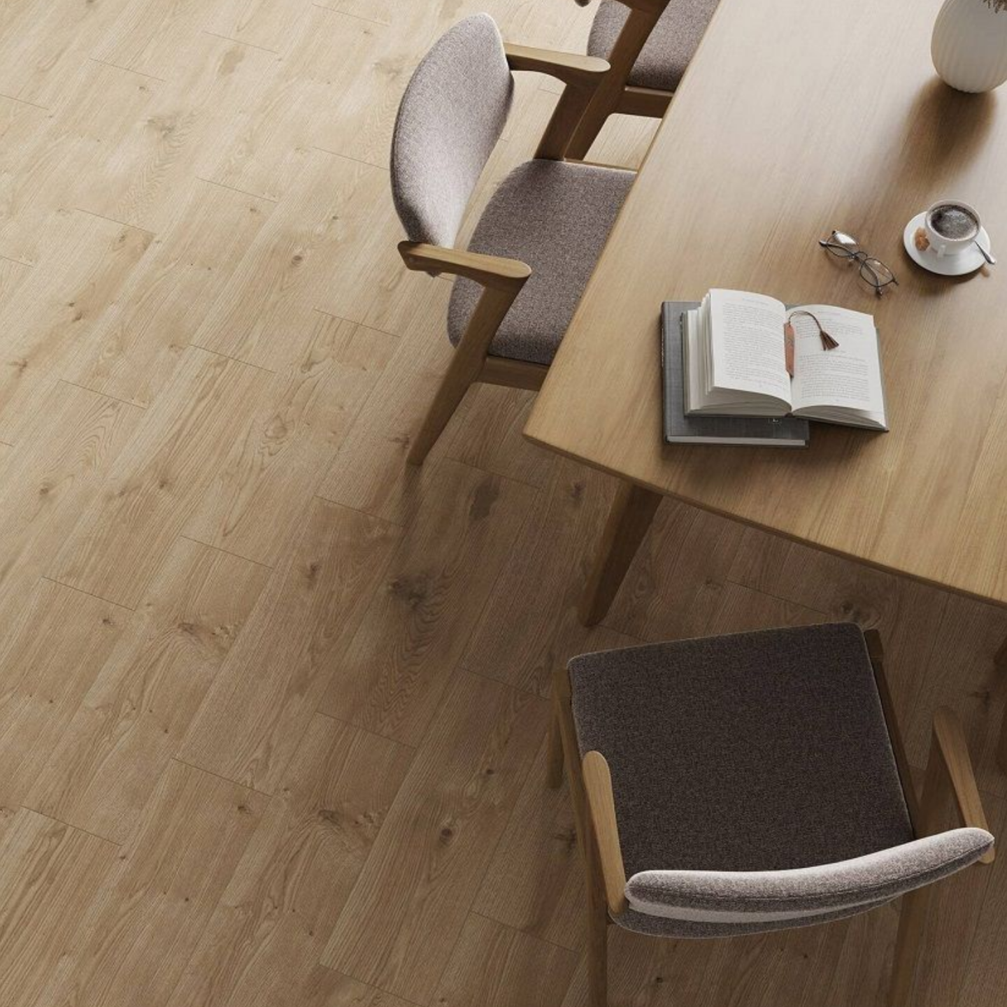 Изображение товара Керамогранит LB Ceramics Джордано 20x60см 0.96 м² цвет рустик медовый