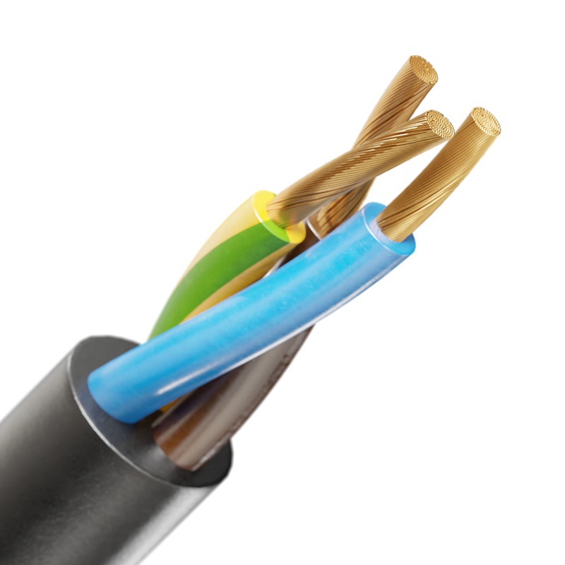 Изображение товара Кабель Elitron КГТП 3x4 50 м ГОСТ цвет черный