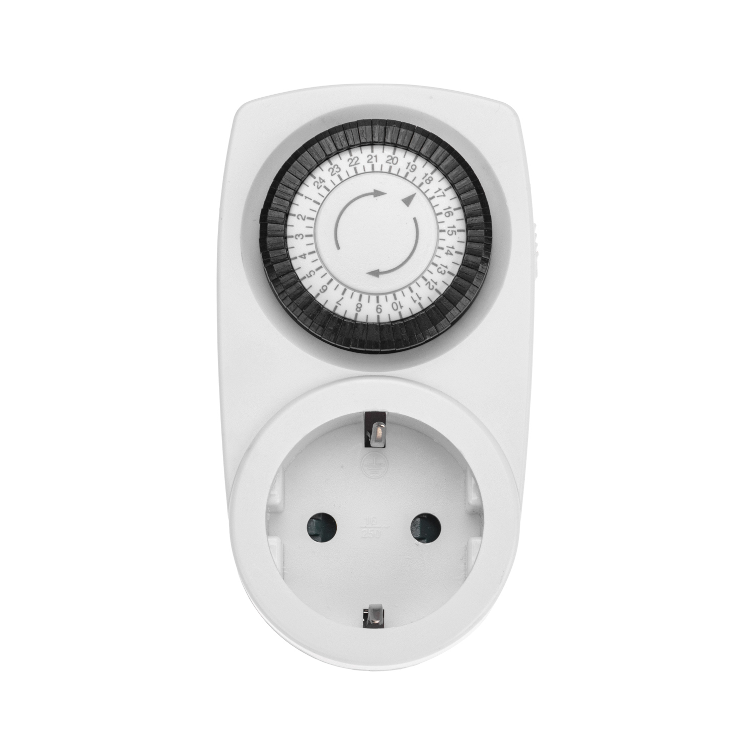 Изображение товара Розетка с таймером Rexant суточная белая для автоматического включения и выключения