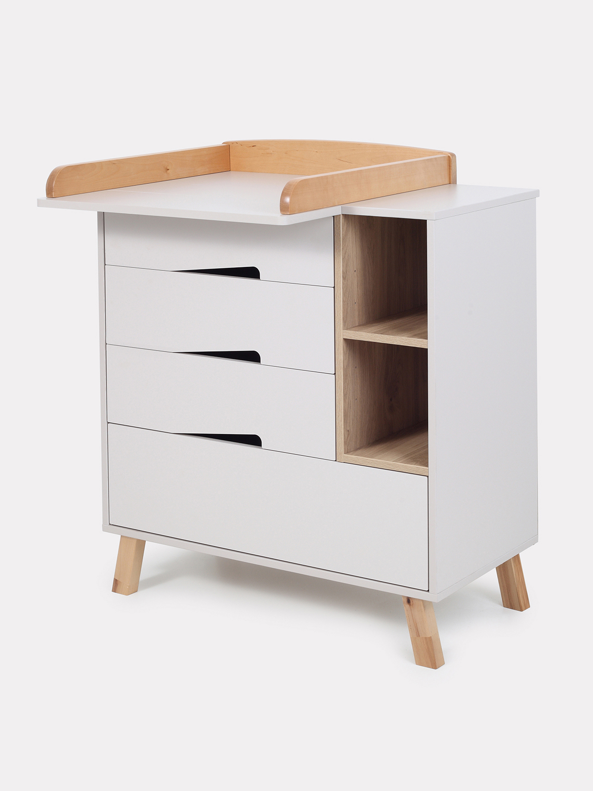 Изображение товара Пеленальный стол Rant Lago pro 4 ящика вес до 25 кг цвет бежевый