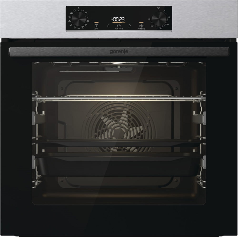 Изображение товара Встраиваемый духовой шкаф Gorenje BOSB6737E09X 59.5х59.5х56.4 см цвет нержавеющая сталь