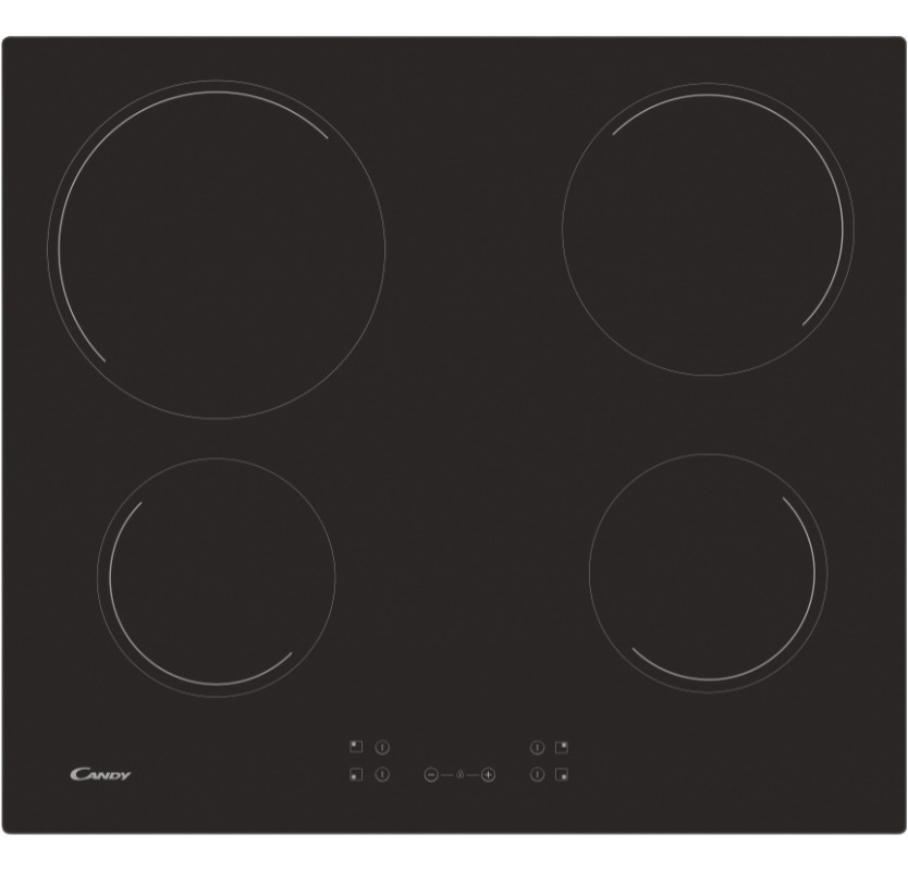 Изображение товара Электрическая варочная панель Candy CH64CCBRU 59 см 4 конфорки цвет черный