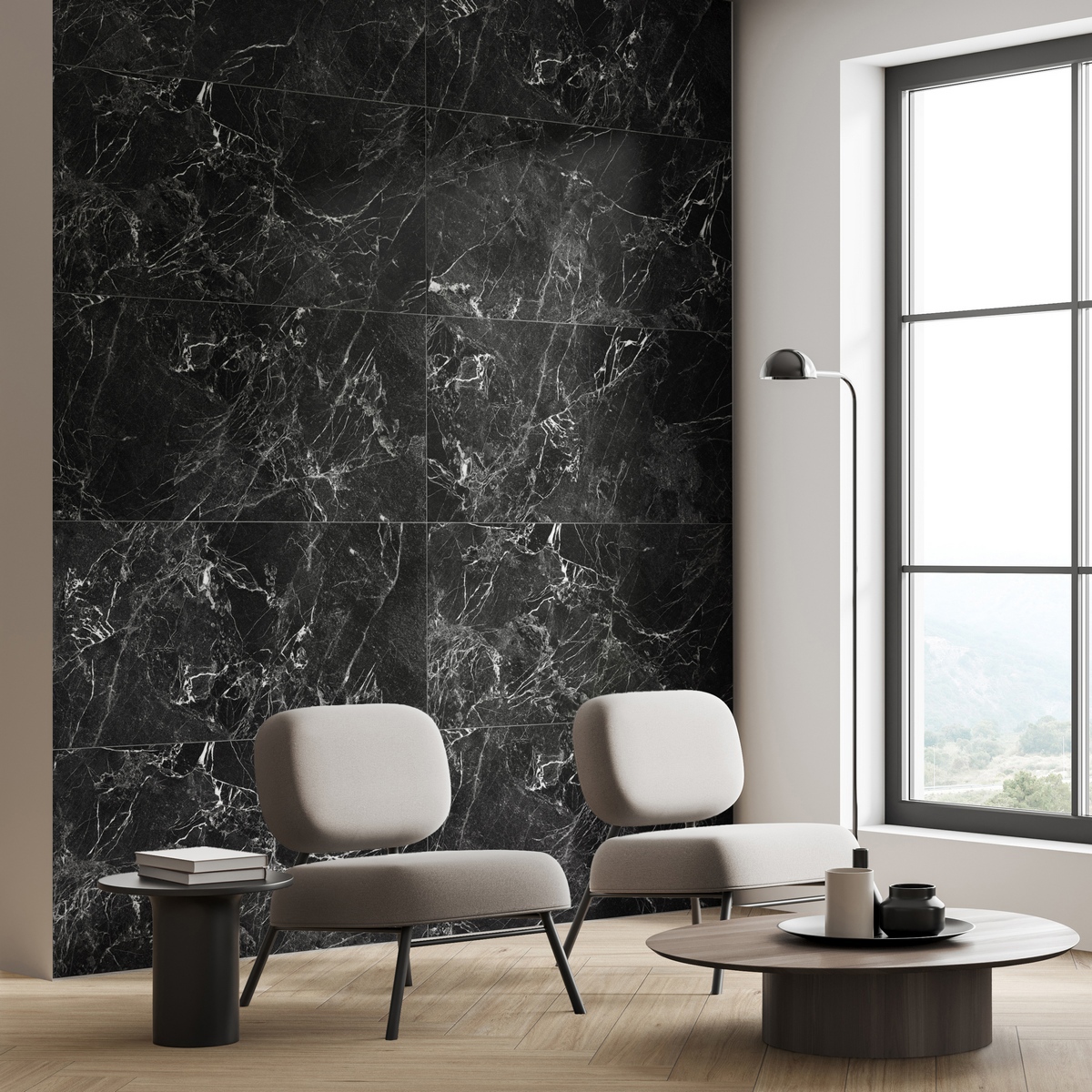Изображение товара Керамогранит Vitra Marblesystem 60x120 см черный для стен и полов