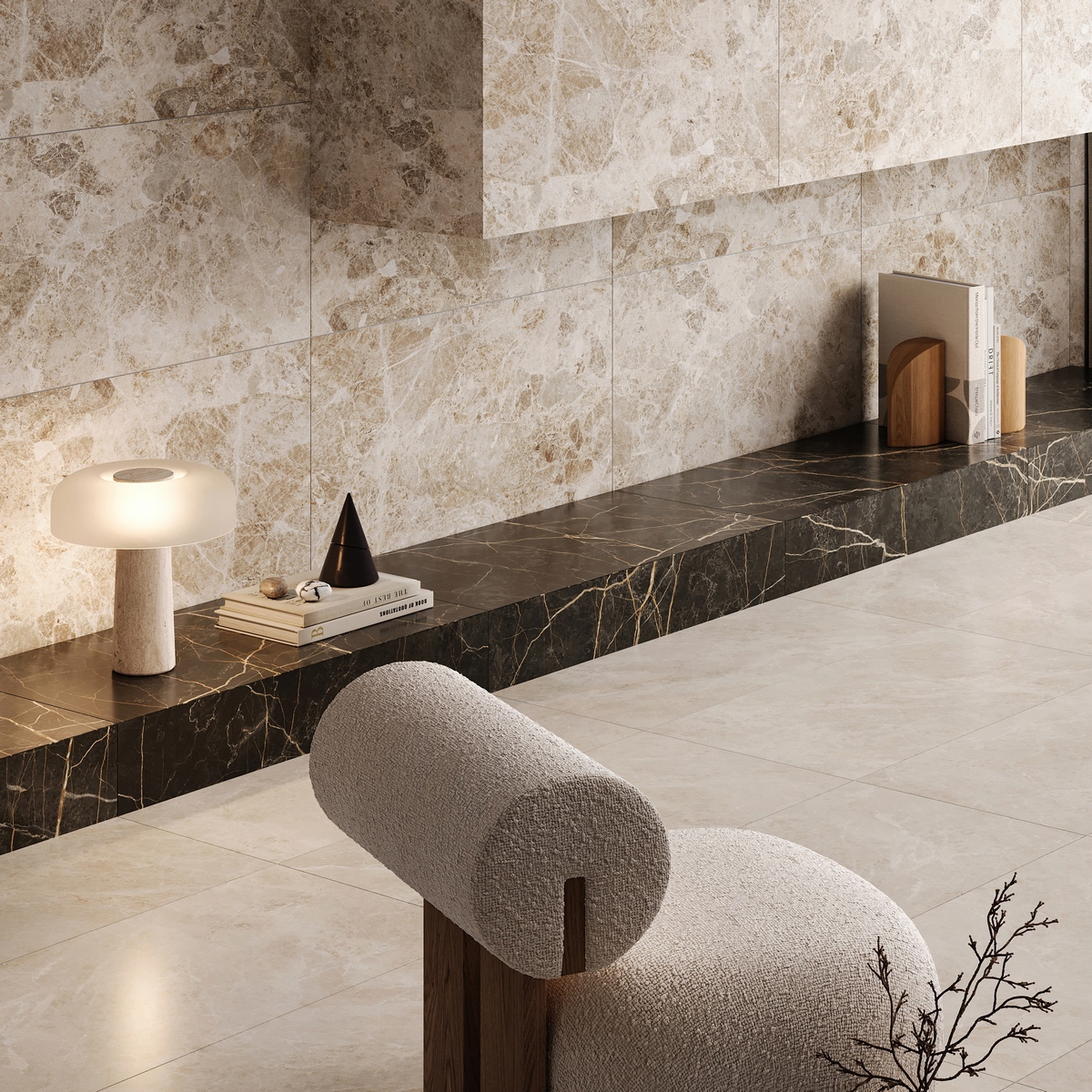 Изображение товара Керамогранит Vitra MarbleSystem K948089LPR01VTER 60x120 см черный