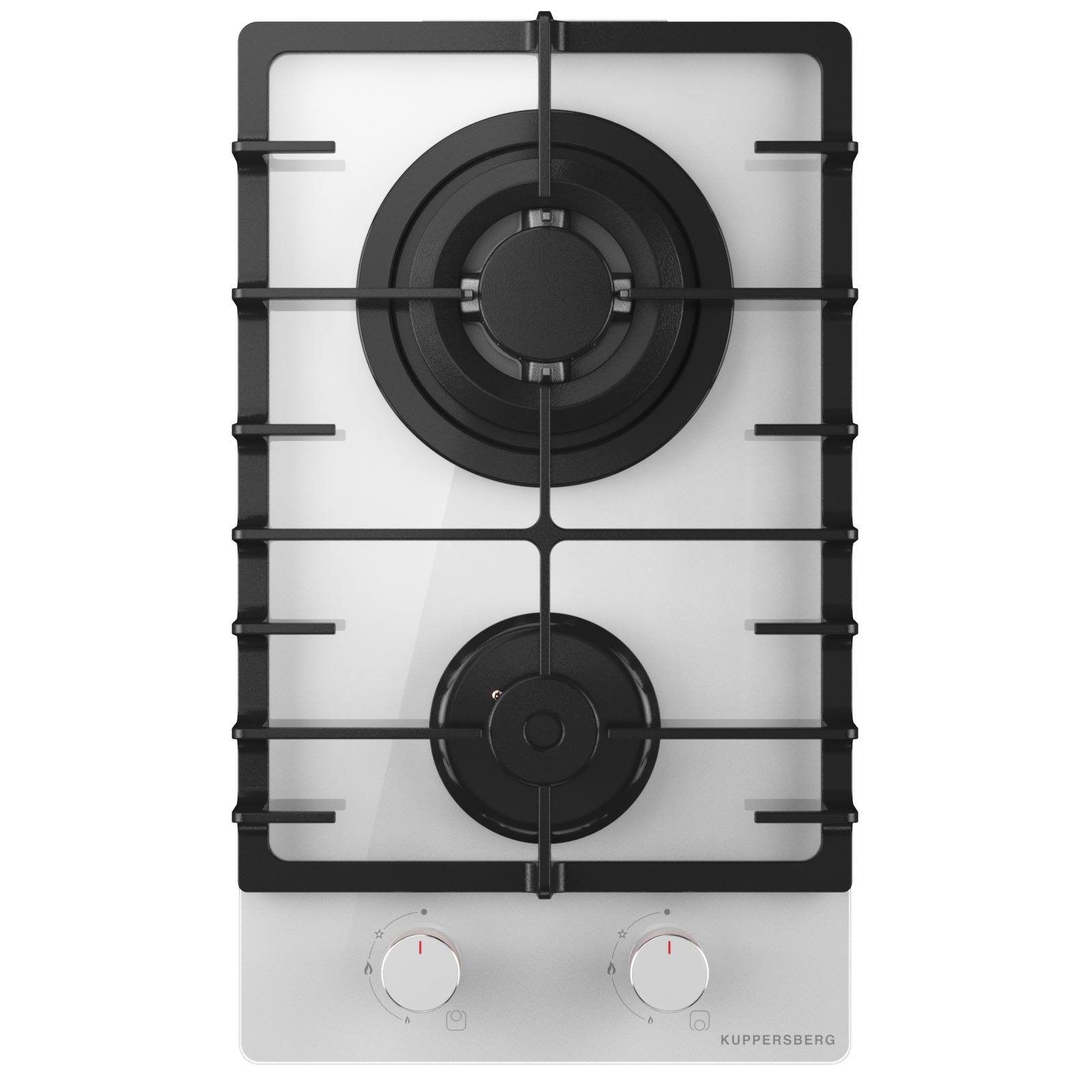 Изображение товара Газовая варочная панель Kuppersberg FG 36 W 2 конфорки белый 30 см