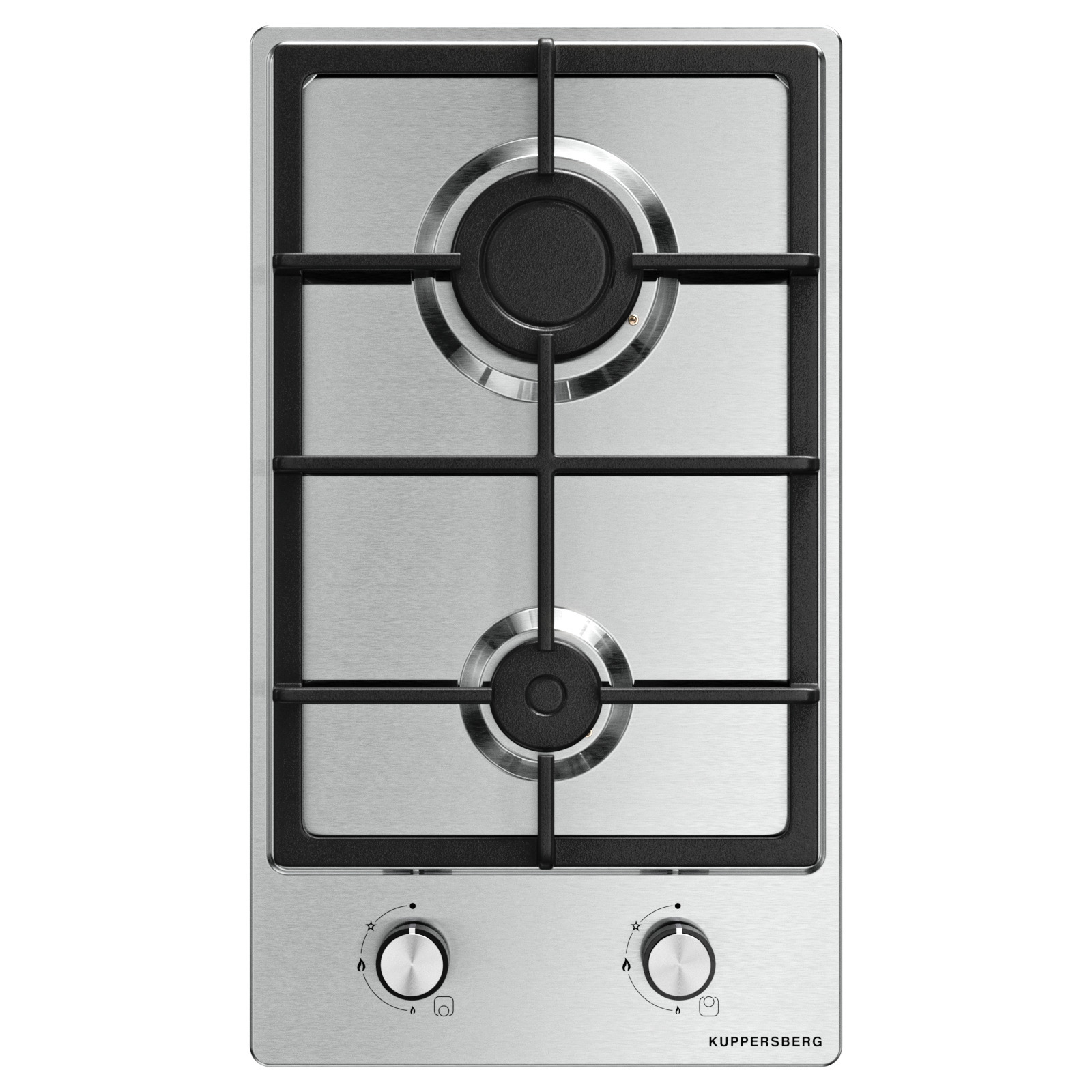 Изображение товара Газовая варочная панель Kuppersberg TS 38 X 29 см с двумя конфорками