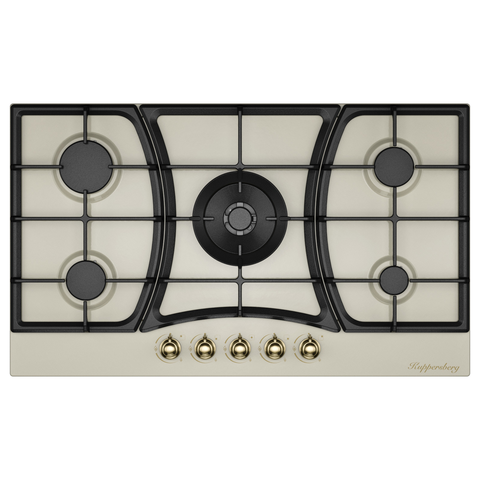 Изображение товара Газовая варочная панель Kuppersberg FS 910 C Bronze 86 см 5 конфорок бежевый