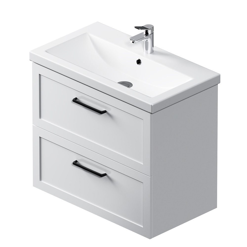 Изображение товара Комплект фасадов для тумбы AM.PM Force M9FFFM0802WM 33x76,5 см белый лакированный МДФ