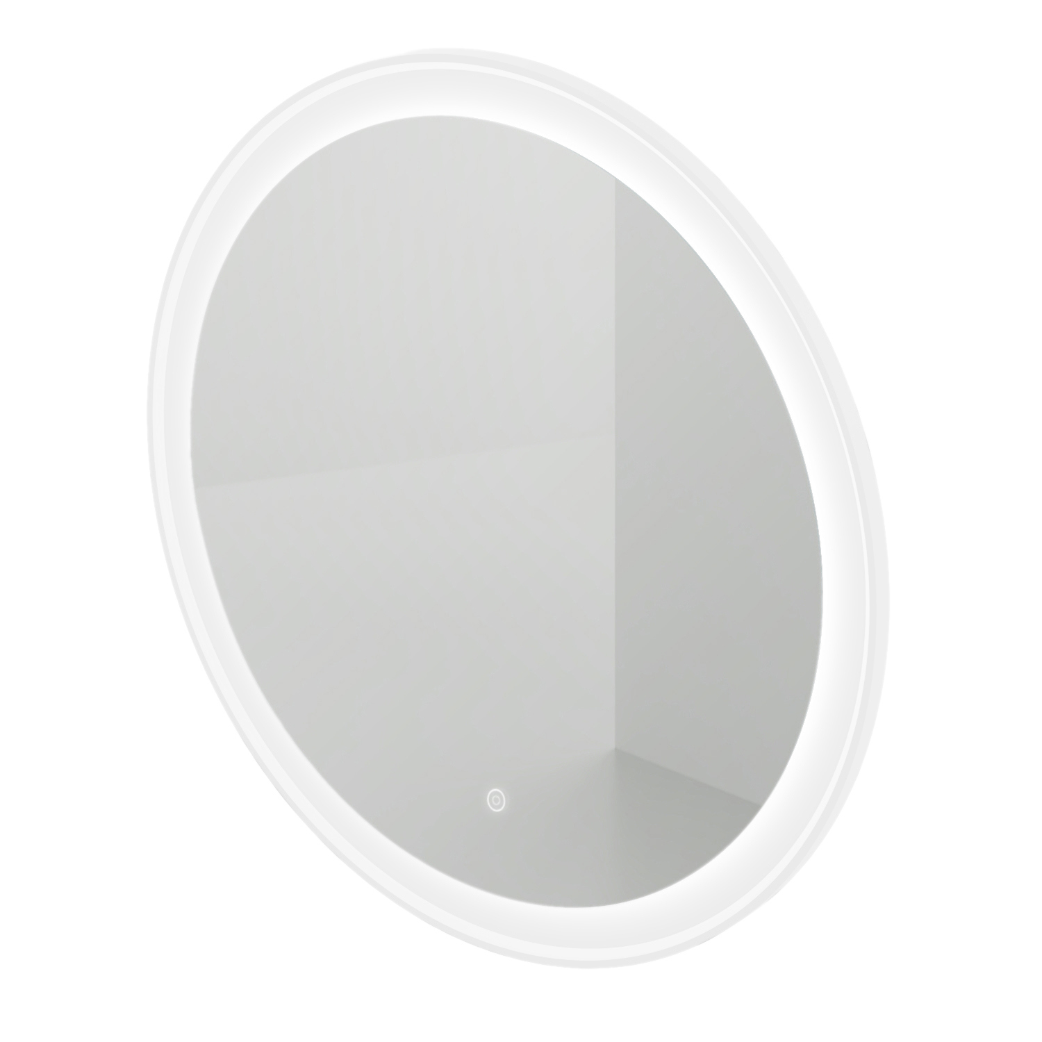 Изображение товара Зеркало для ванной Итана Kate с подсветкой 80x80см цвет Эмаль Белый матовый