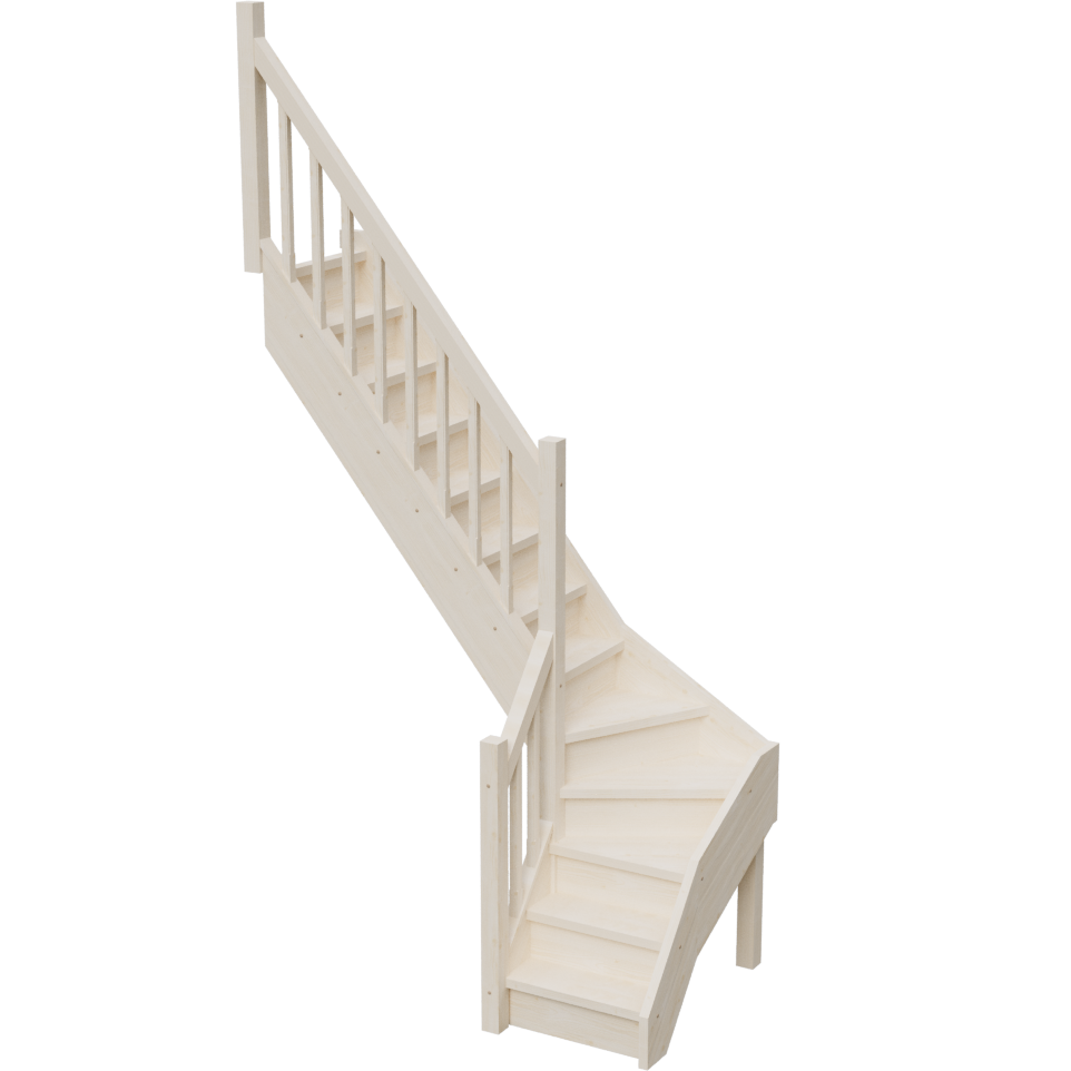 Изображение товара Лестница StairShop ЛЕС- ГЛУ22 с левым поворотом Изображение товара Лестница StairShop ЛЕС- ГЛУ22 с левым поворотом