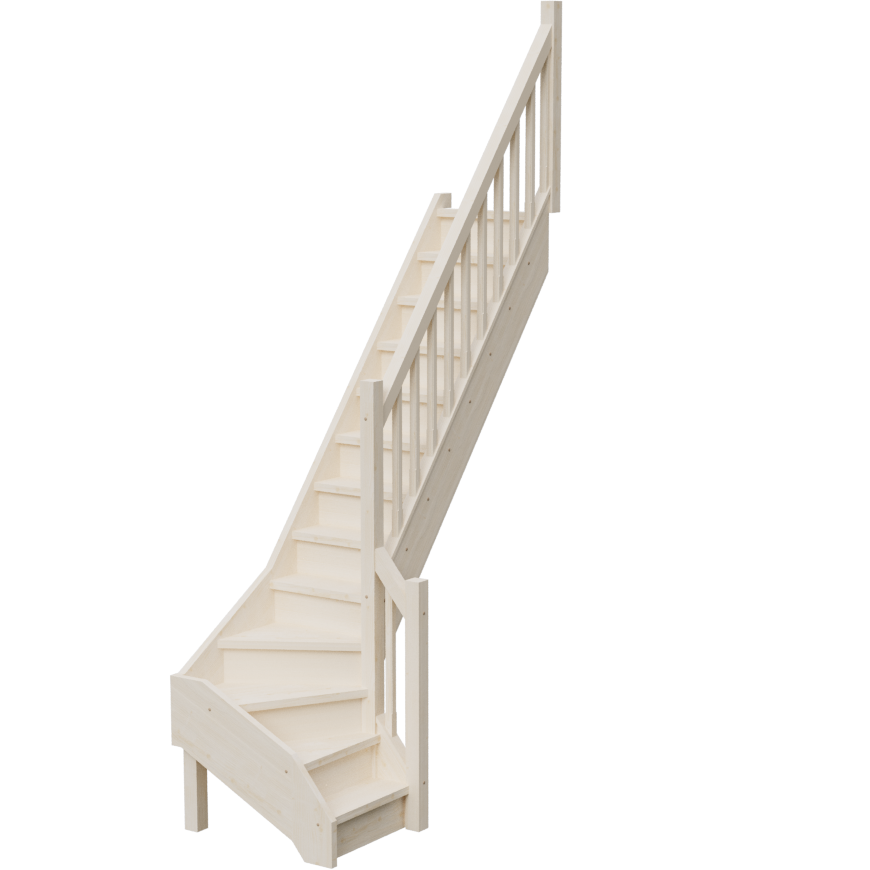 Изображение товара Межэтажная лестница StairShop ЛЕС-ГПУ21 с правым поворотом Изображение товара Межэтажная лестница StairShop ЛЕС-ГПУ21 с правым поворотом