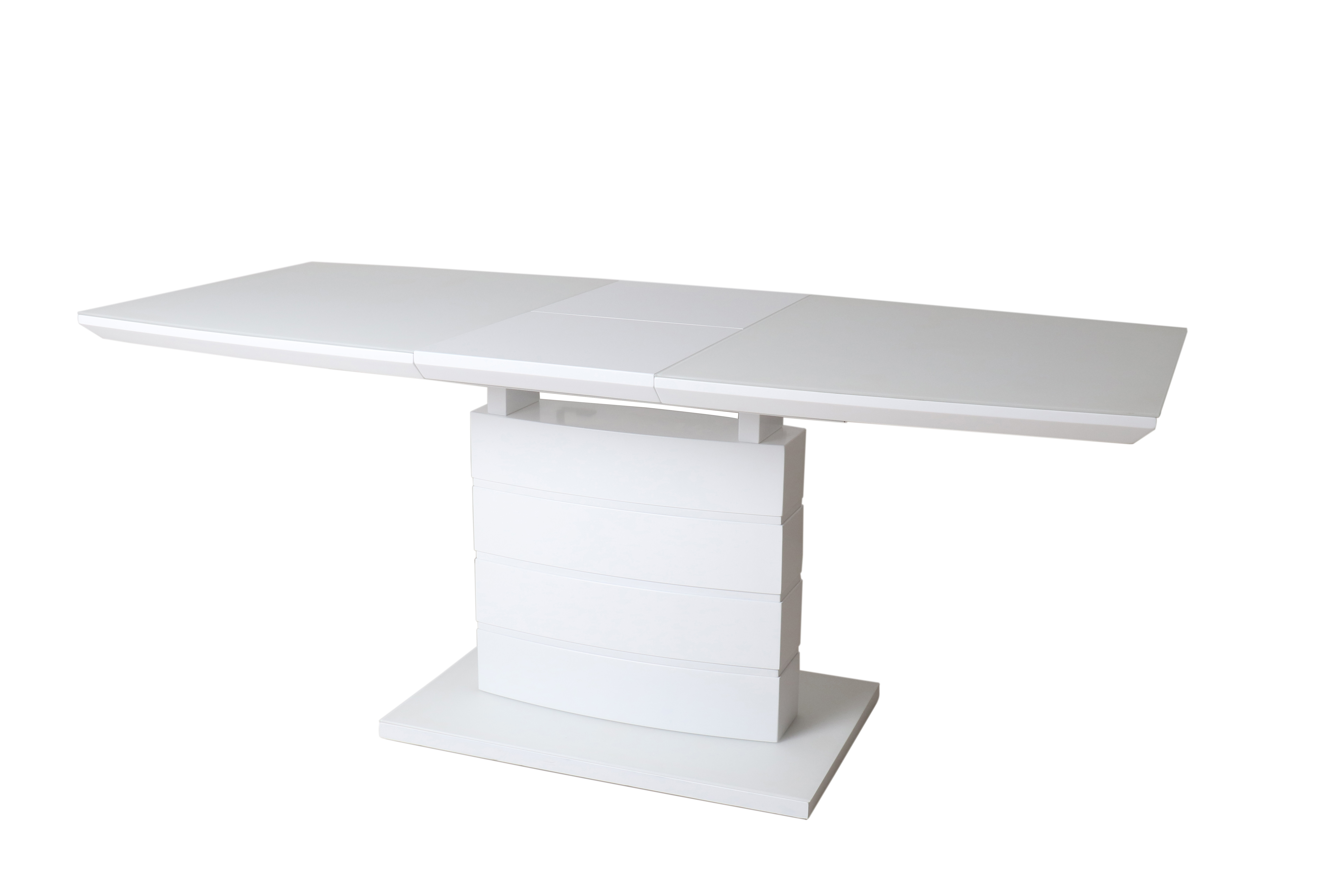 Изображение товара Кухонный раздвижной стол Okay DT211-1S 120x80 см с расширением до 160 см белый матовый