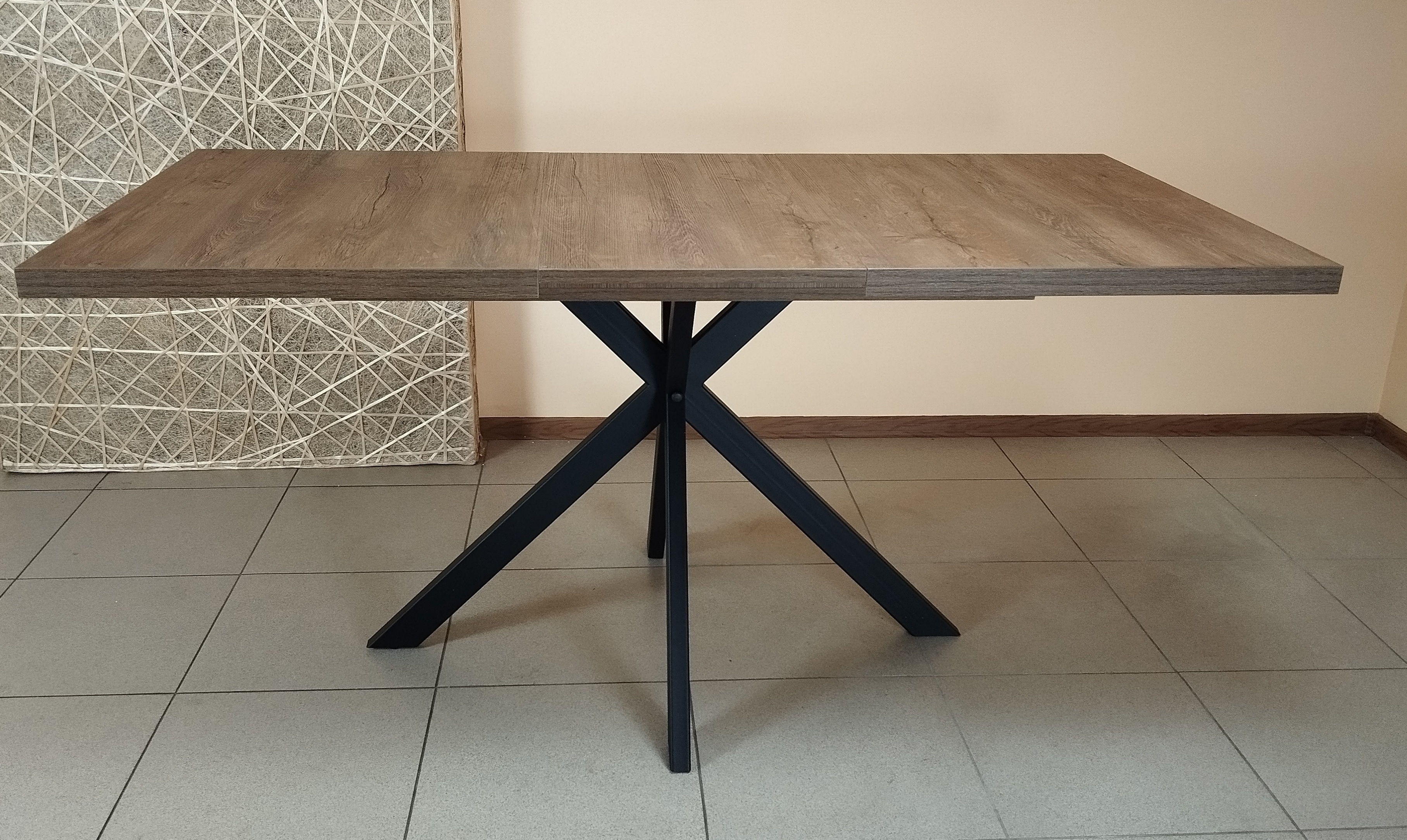 Изображение товара Кухонный стол прямоугольный модель Grace 120-160 см с раздвижной конструкцией