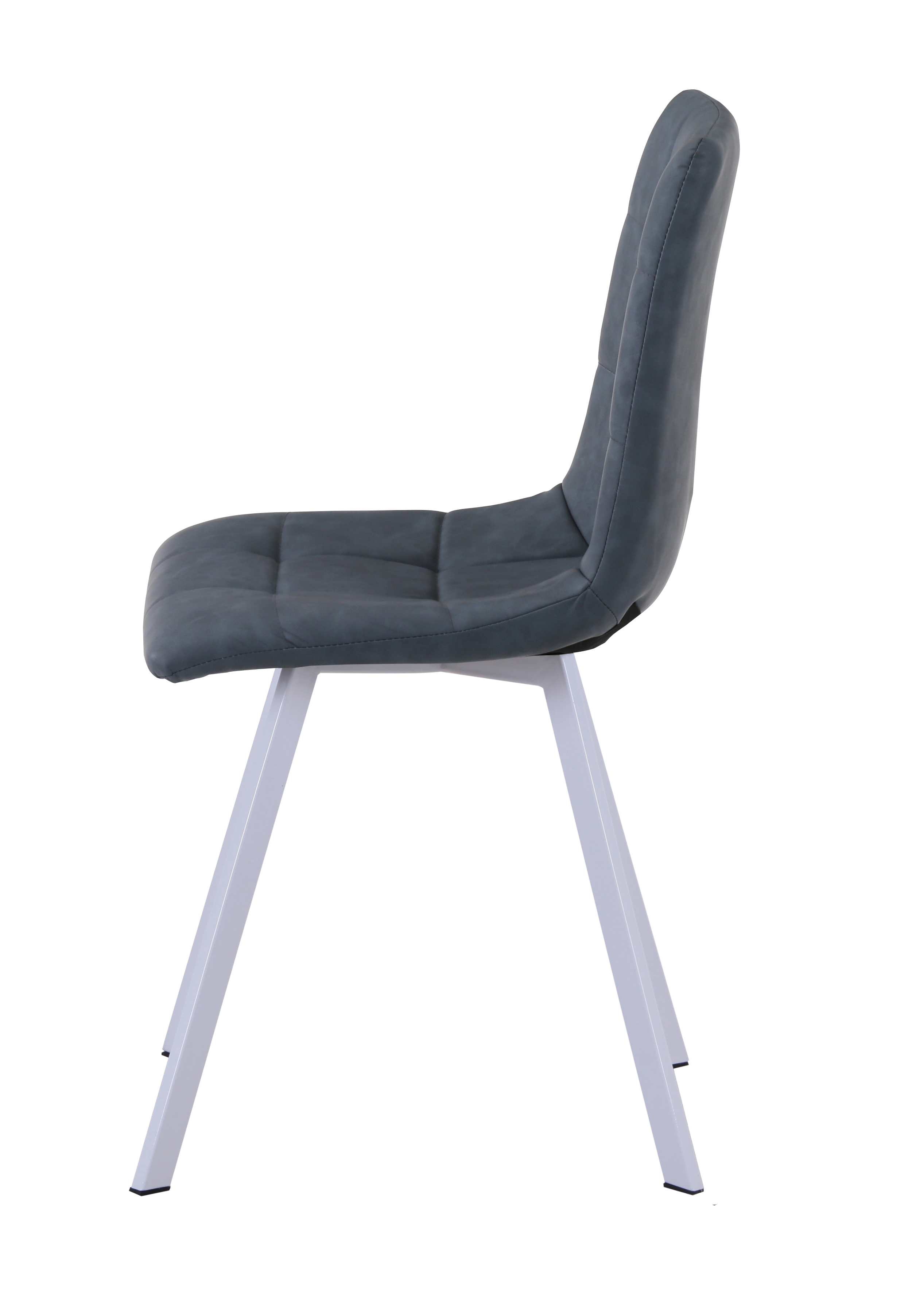 Изображение товара Кухонный стул Huafeng Mia 89x53x44.5 см искусственная кожа цвет синий/белый