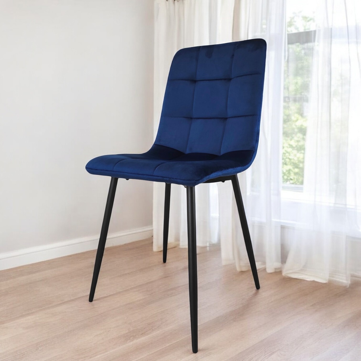 Изображение товара Современный стул Weimei Best h из велюра с металлическим каркасом