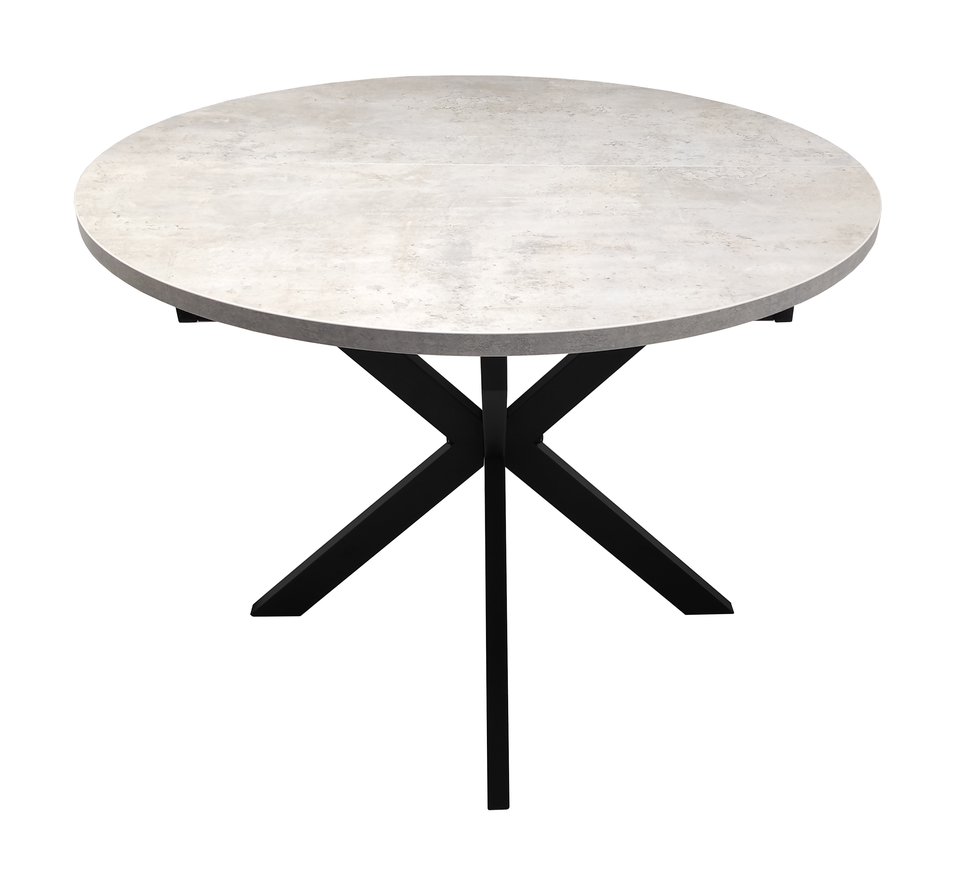 Изображение товара Круглый раздвижной кухонный стол Riccio 100-134 см ЛДСП стиль современный