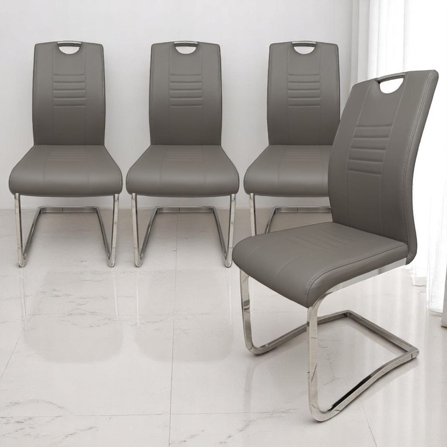 Изображение товара Стул Терминал Dc506 43x100x59 см эко-кожа цвет хром