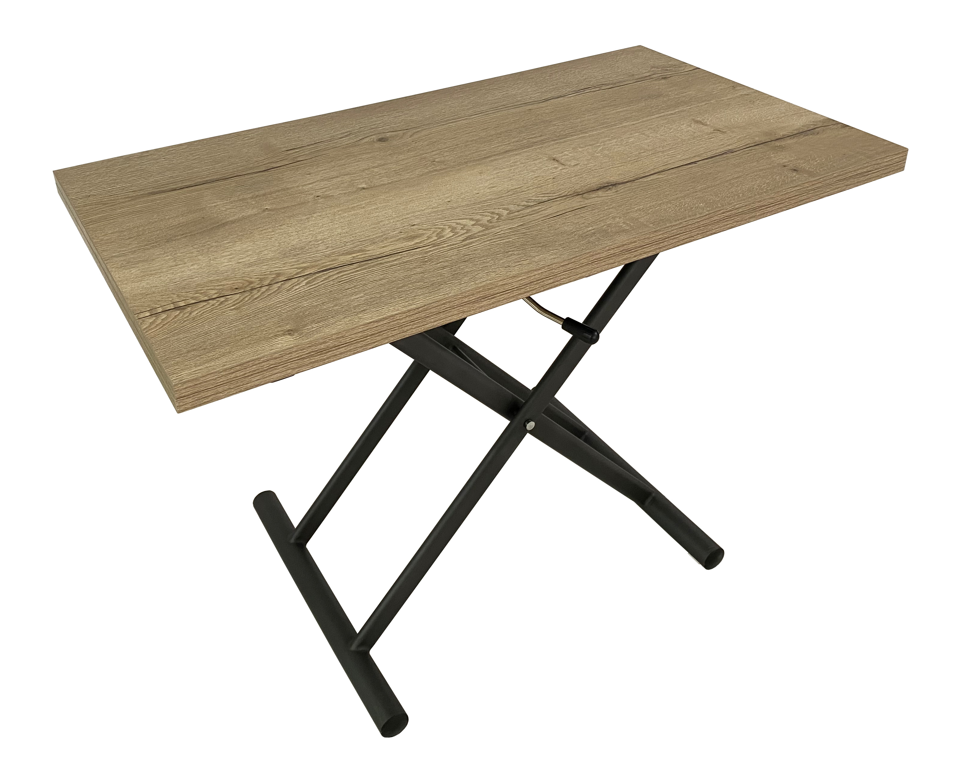 Изображение товара Кухонный трансформер стол Gomlden B2448 регулируемый 110x110 см МДФ дуб