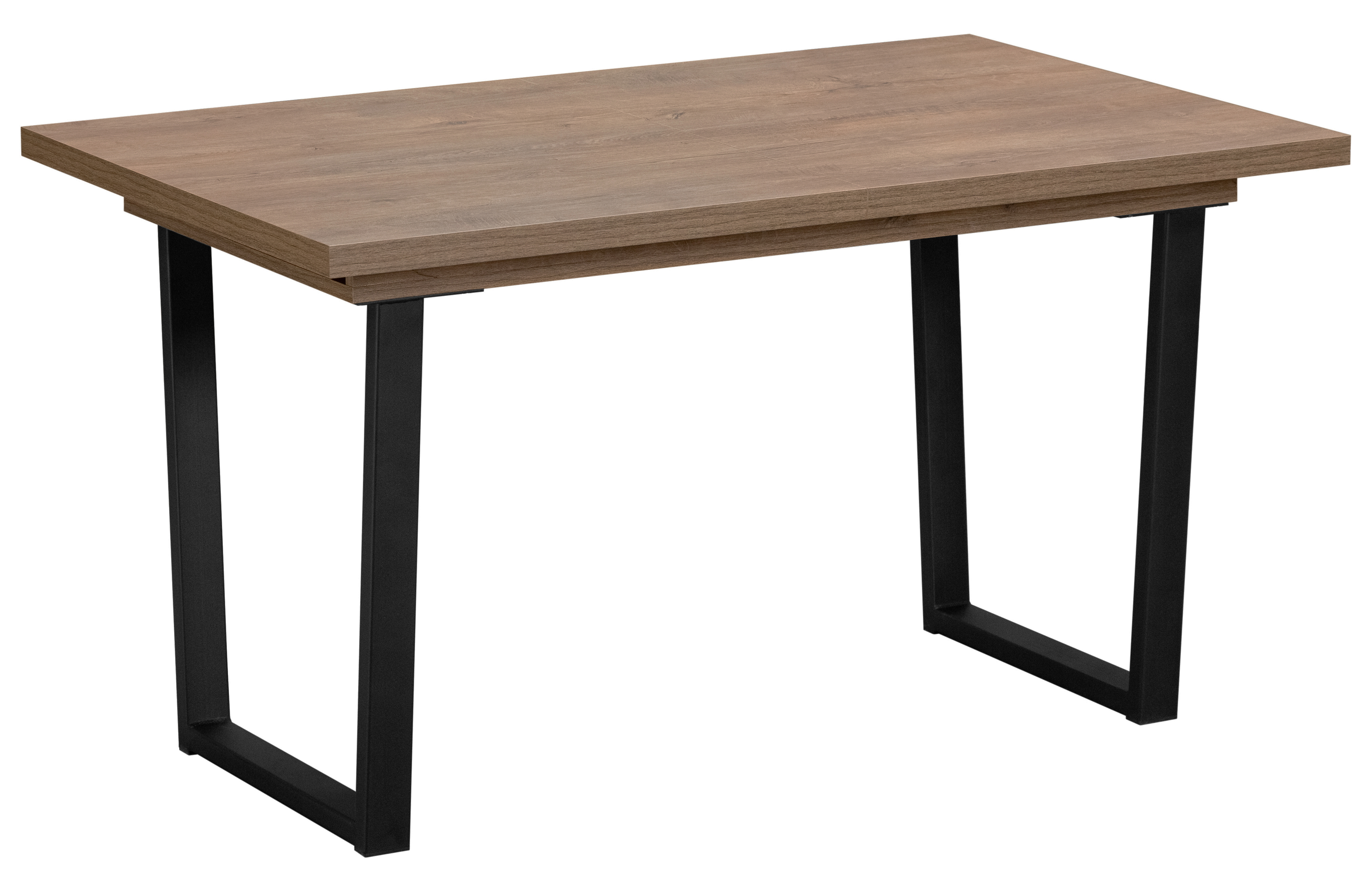 Изображение товара Кухонный стол прямоугольный Терминал Kansas 138-180x76x85 см ЛДСП цвет дуб канзас