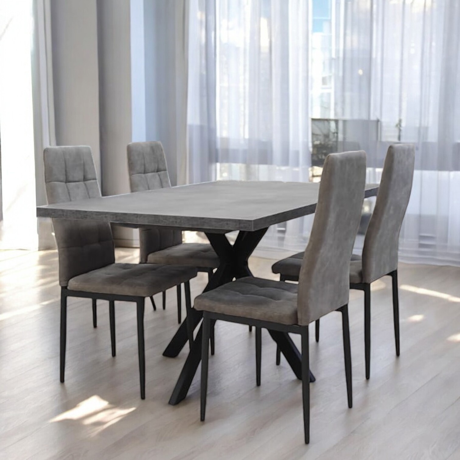 Изображение товара Кухонный стул Терминал DC611 с высокой спинкой и металлическим каркасом