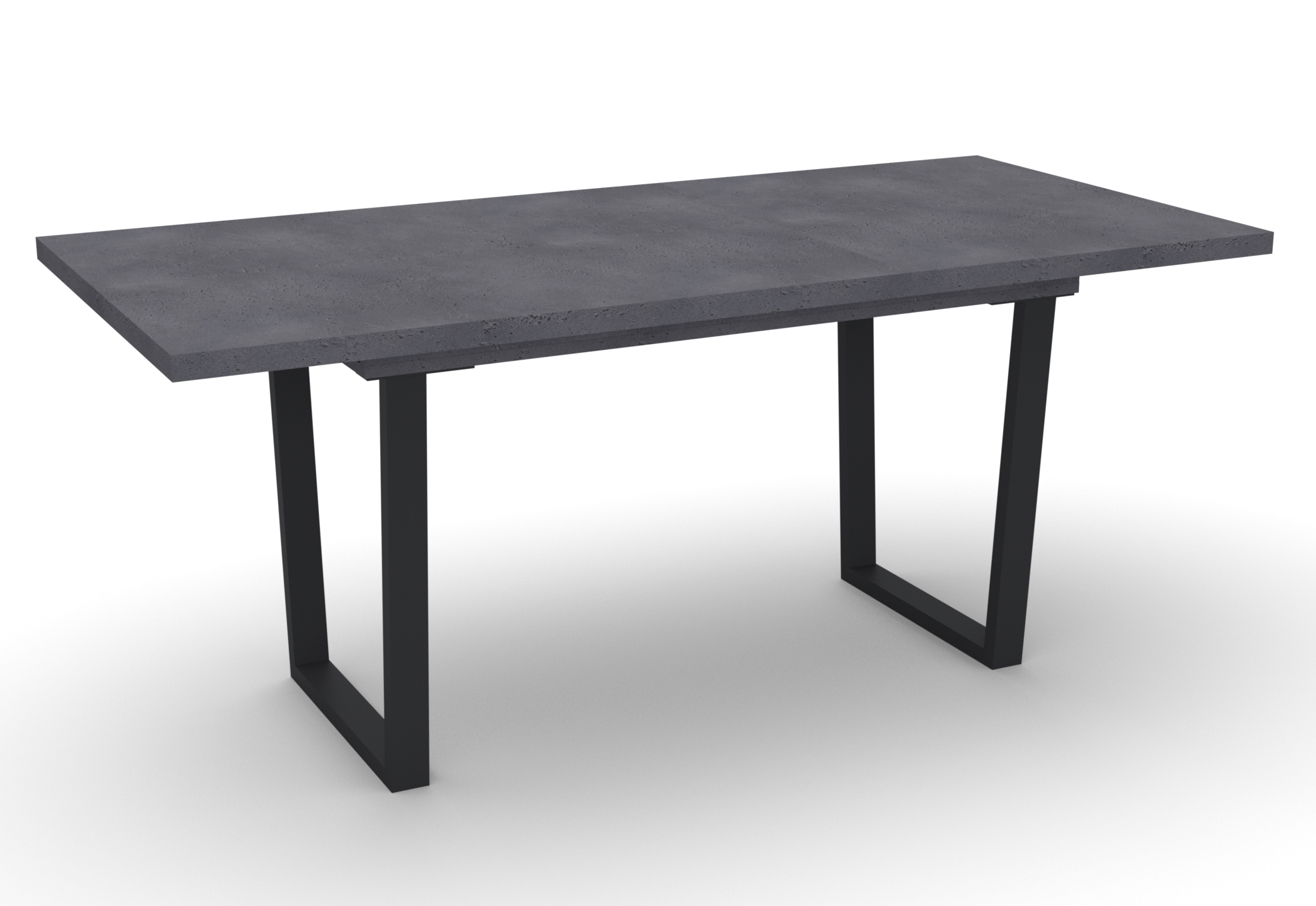 Изображение товара Кухонный стол Kansas 138x85 см в стиле лофт из ЛДСП с механизмом раздвижения